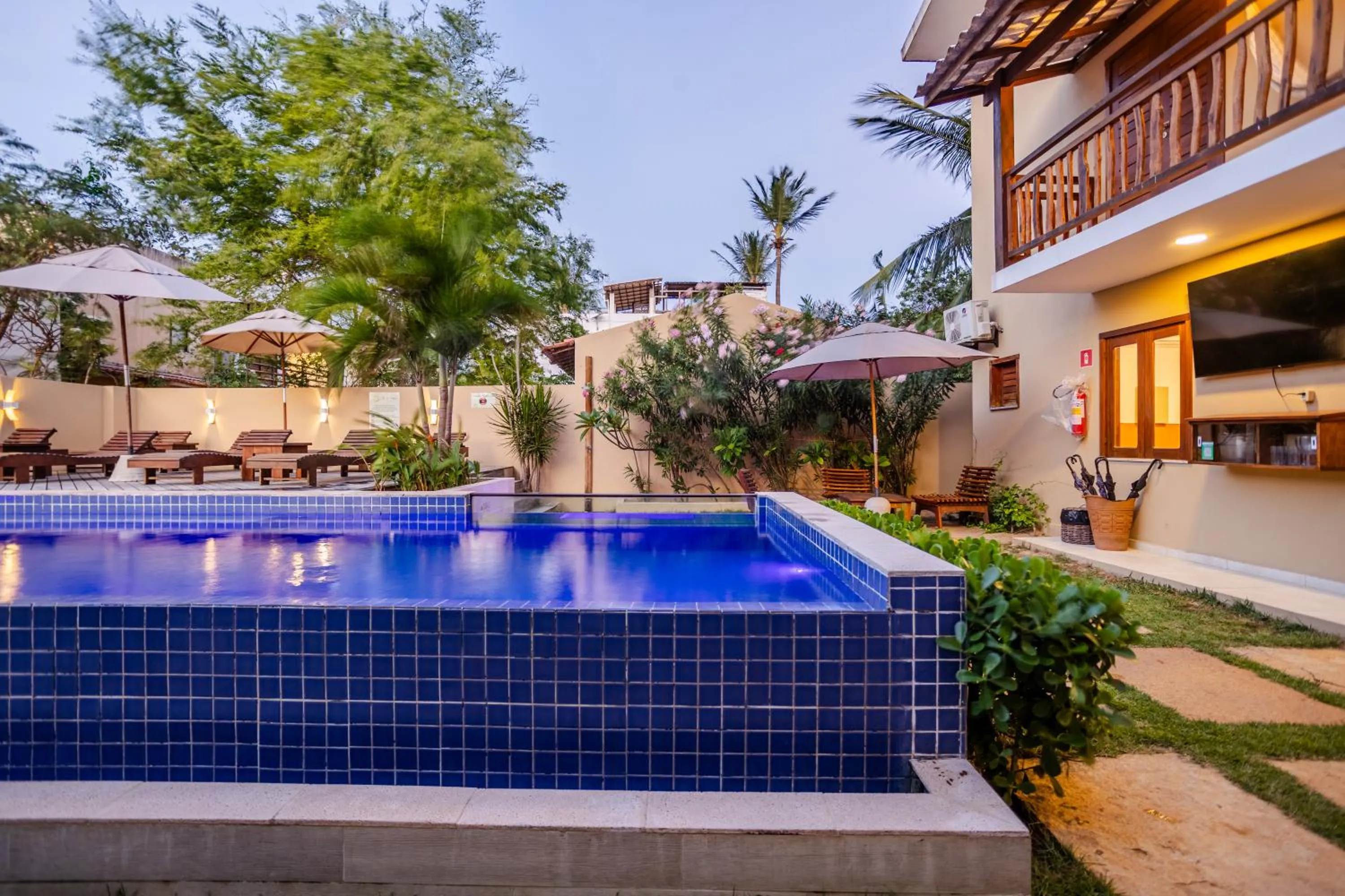 Swimming pool in Villa das Palmeiras Jeri