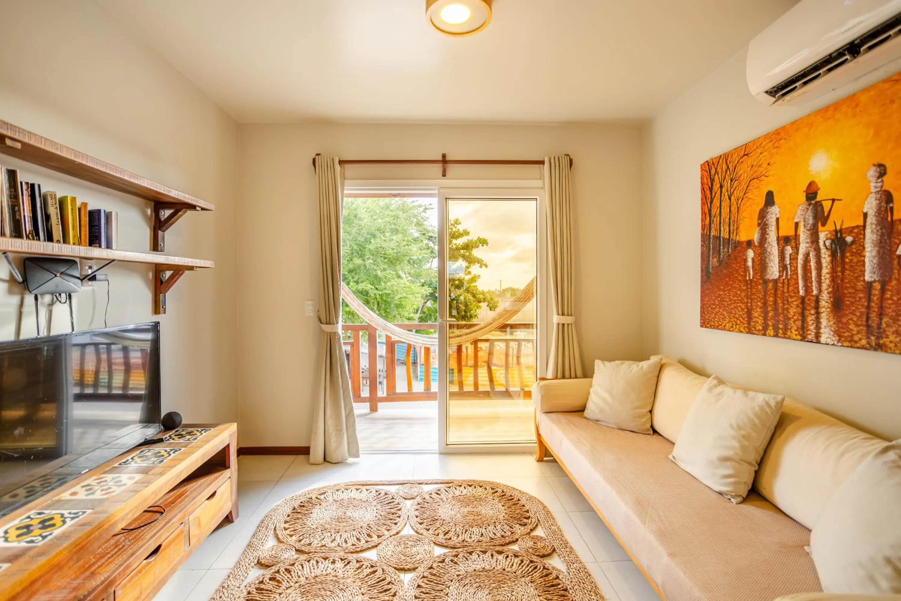 Living room in Villa das Palmeiras Jeri