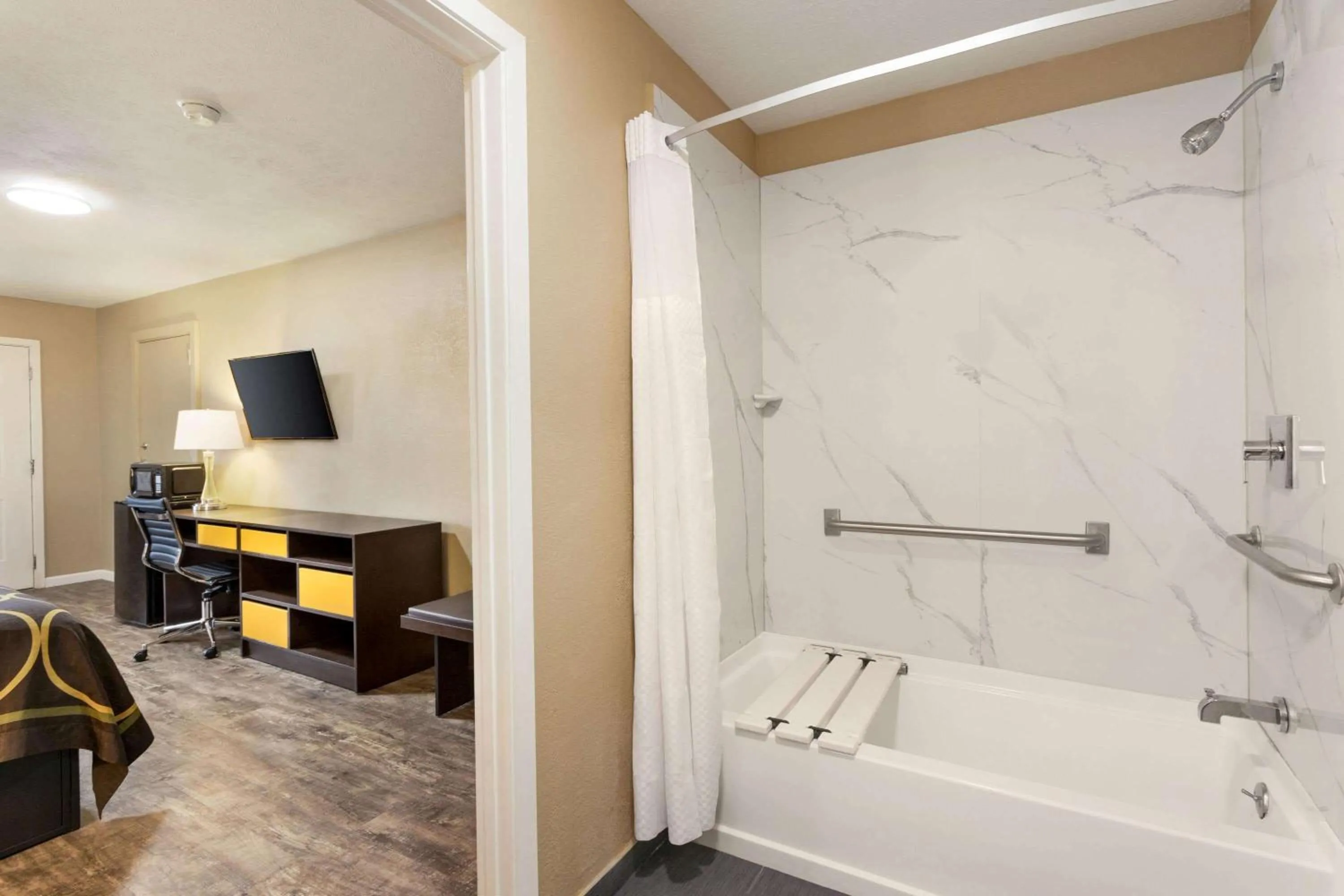 Bathroom in Super 8 by Wyndham Brookhaven