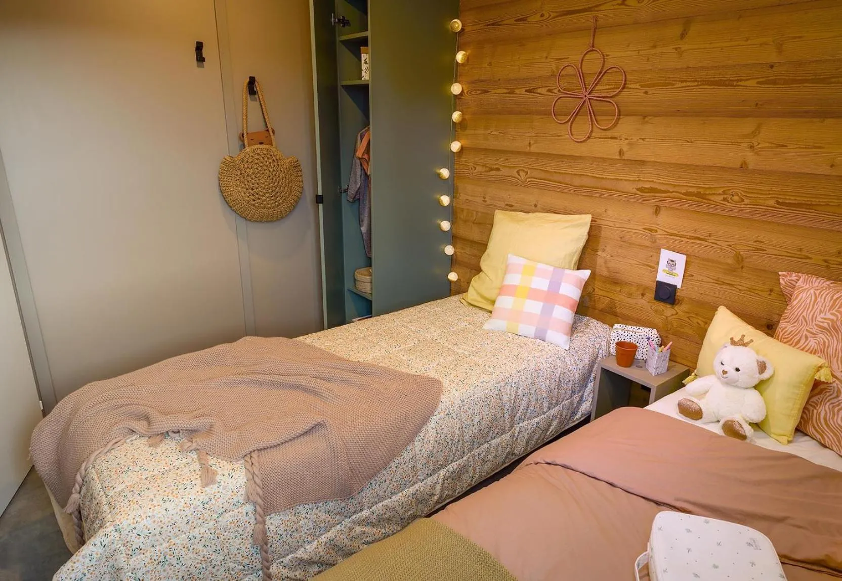 Bed in Camping RCN Val de Cantobre