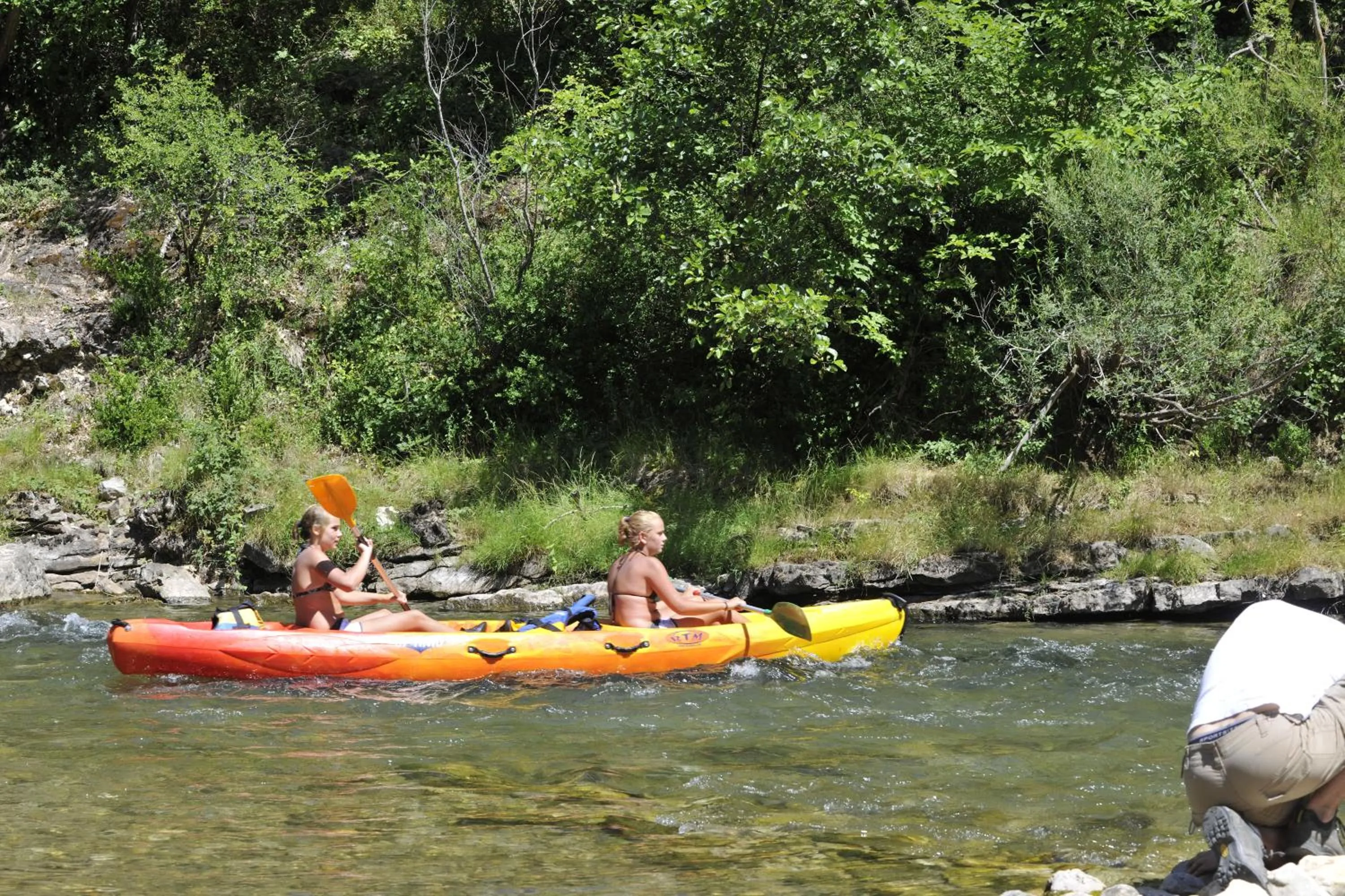 Canoeing in Camping RCN Val de Cantobre