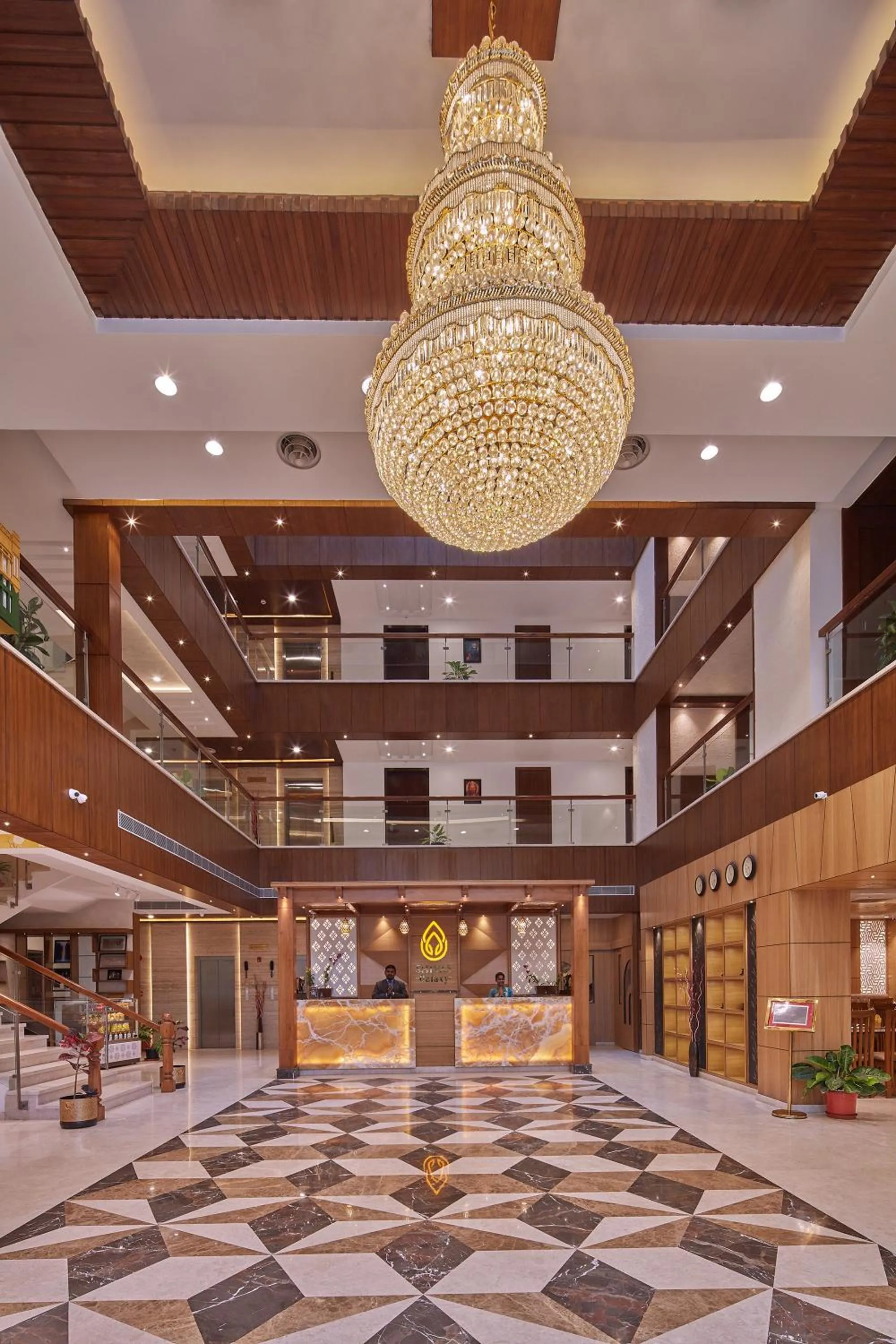 Lobby or reception in Shivas Galaxy Hotel