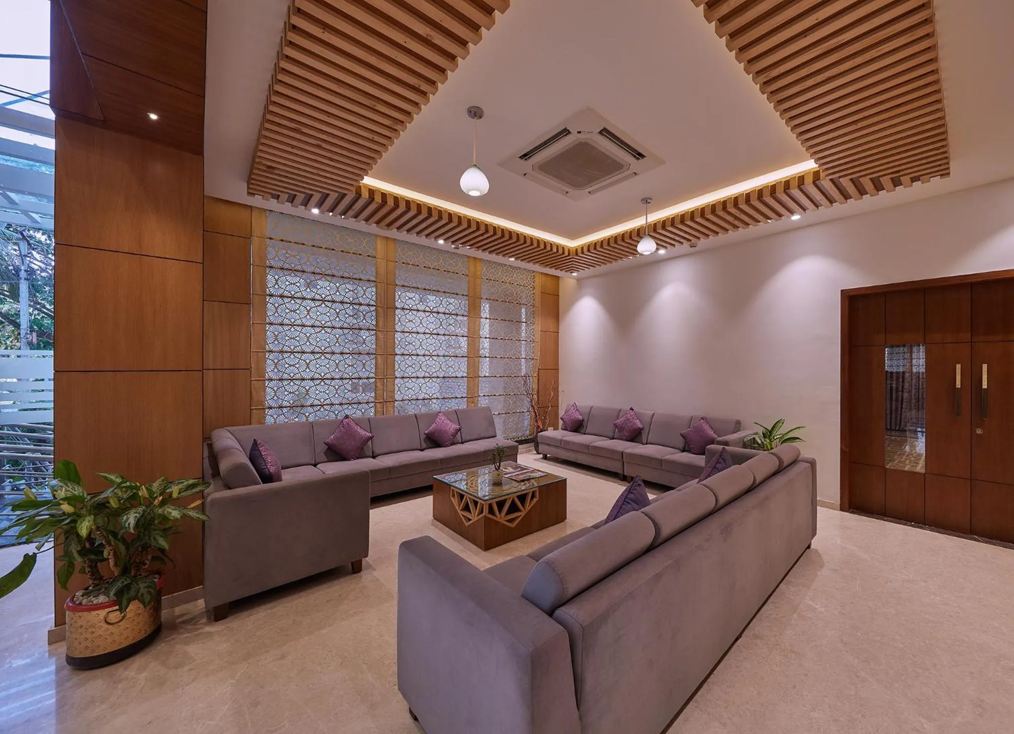 Seating area in Shivas Galaxy Hotel