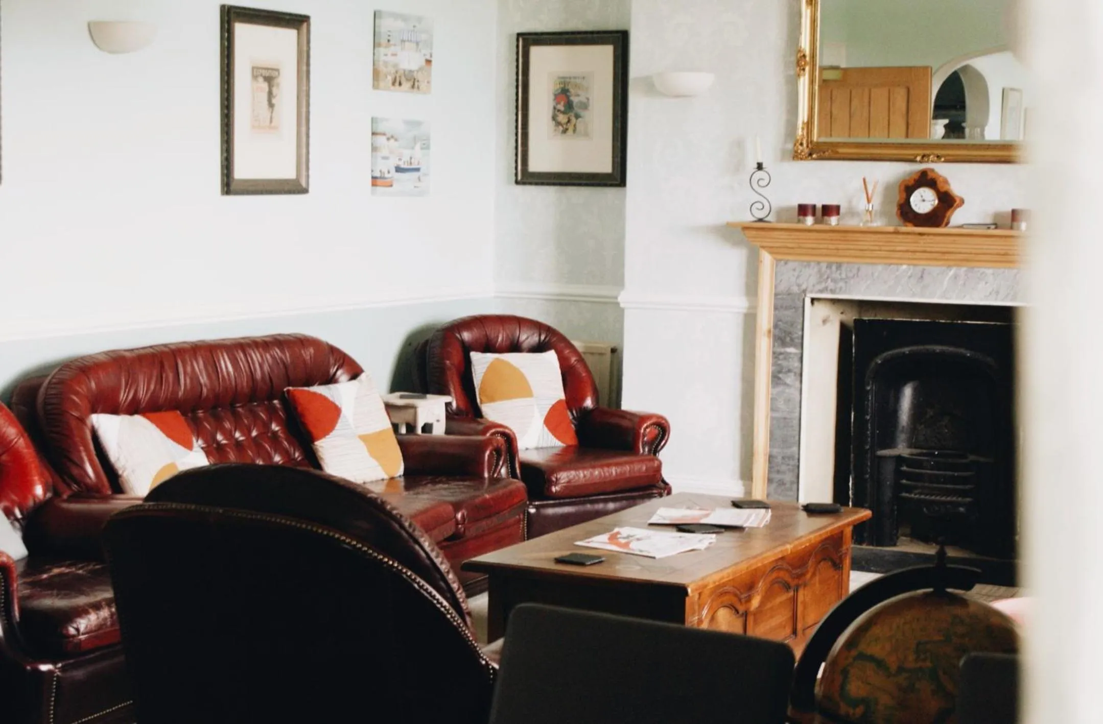Living room in Ranscombe House