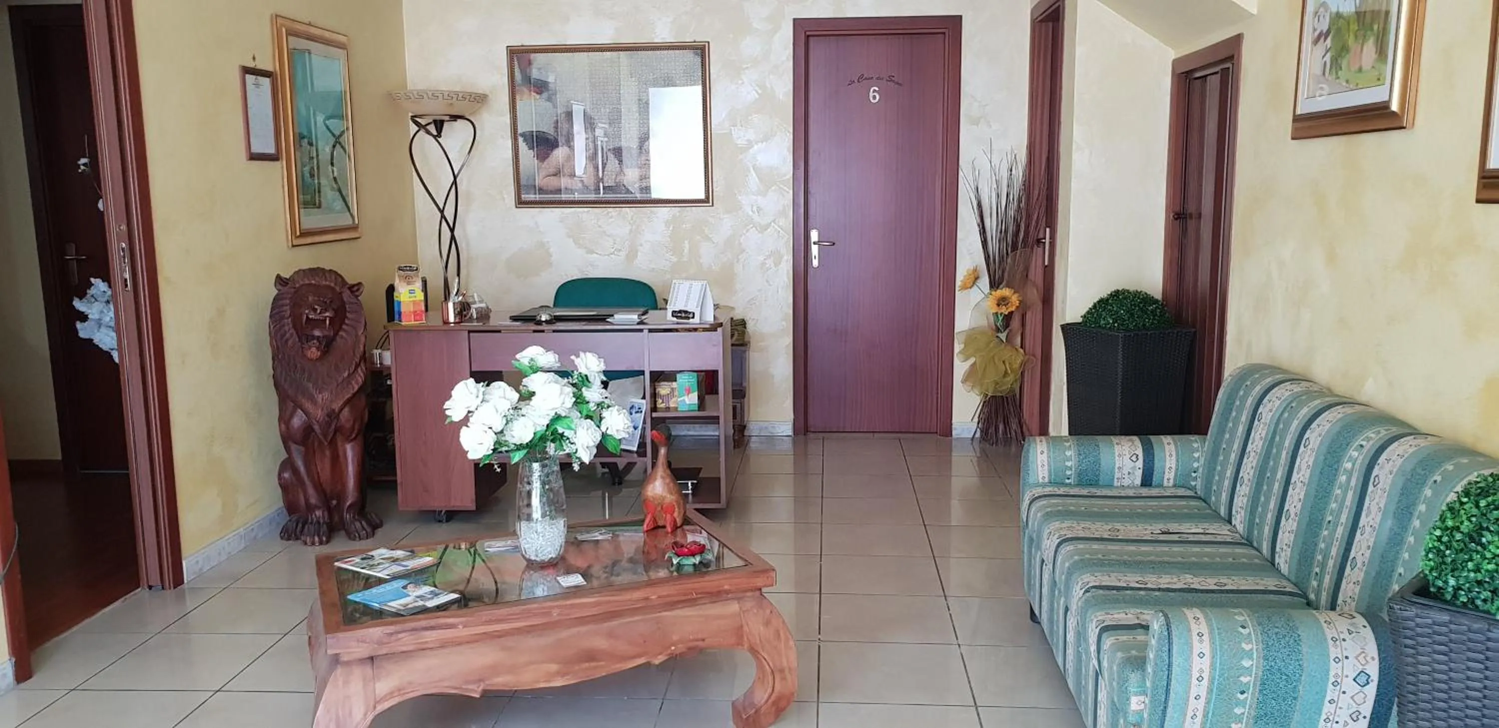 Lobby or reception in La Casa Dei Sogni