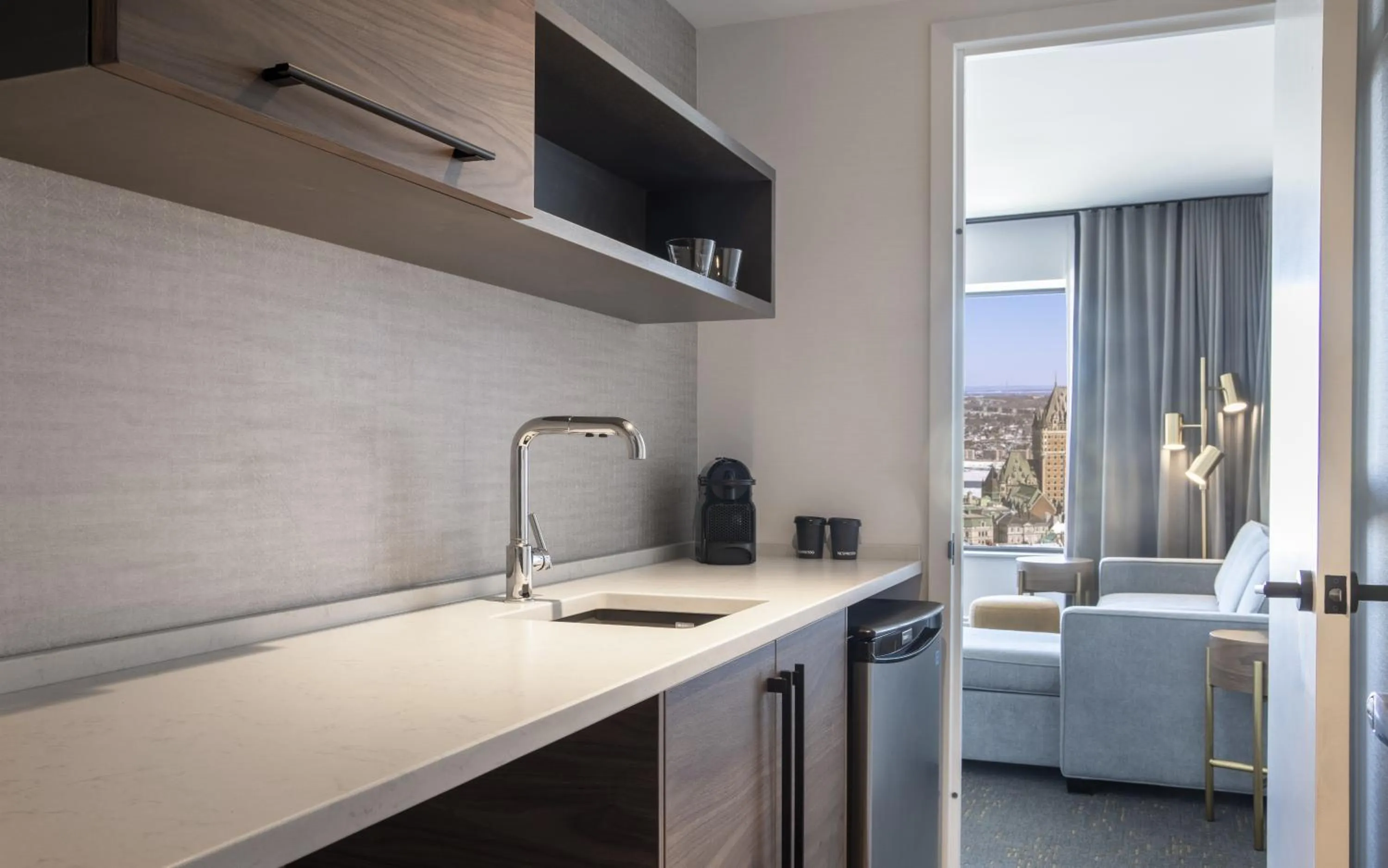 Kitchen or kitchenette in Hilton Quebec