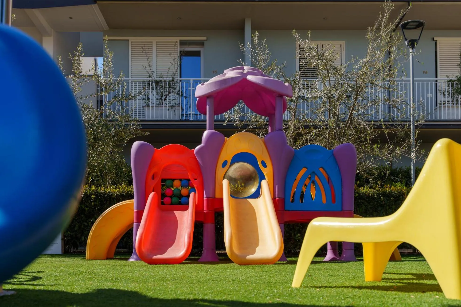 Children play ground in Golden Apartments