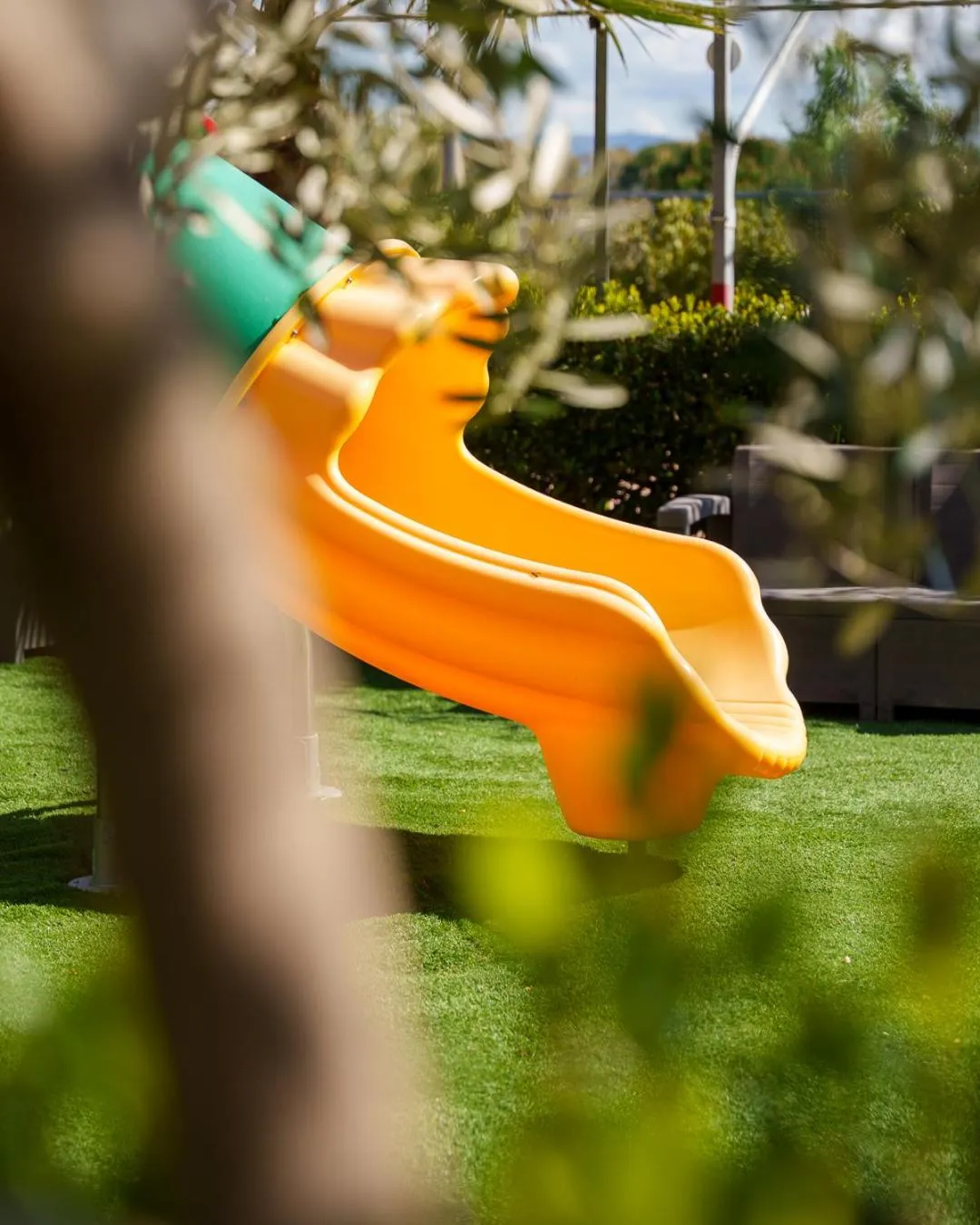 Children play ground in Golden Apartments