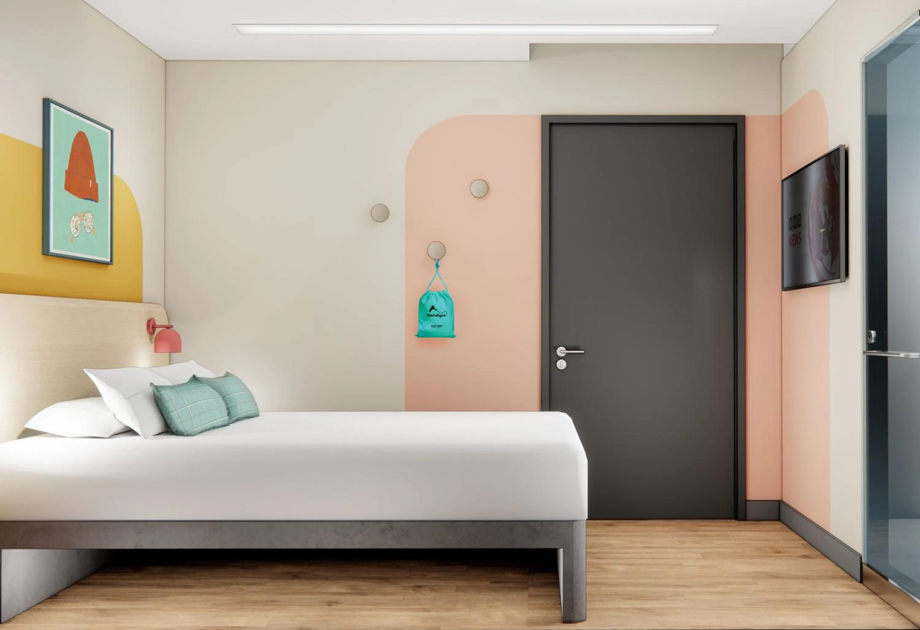 Photo of the whole room, Bed in Garner Hotel Edinburgh - Haymarket by IHG