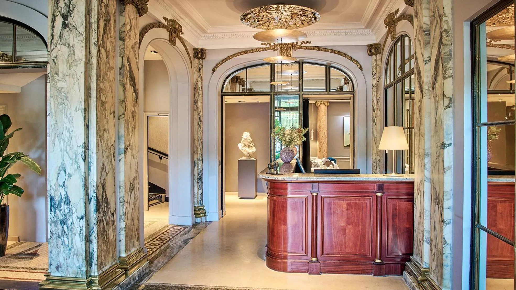 Lobby or reception in Hôtel Brighton - Esprit de France