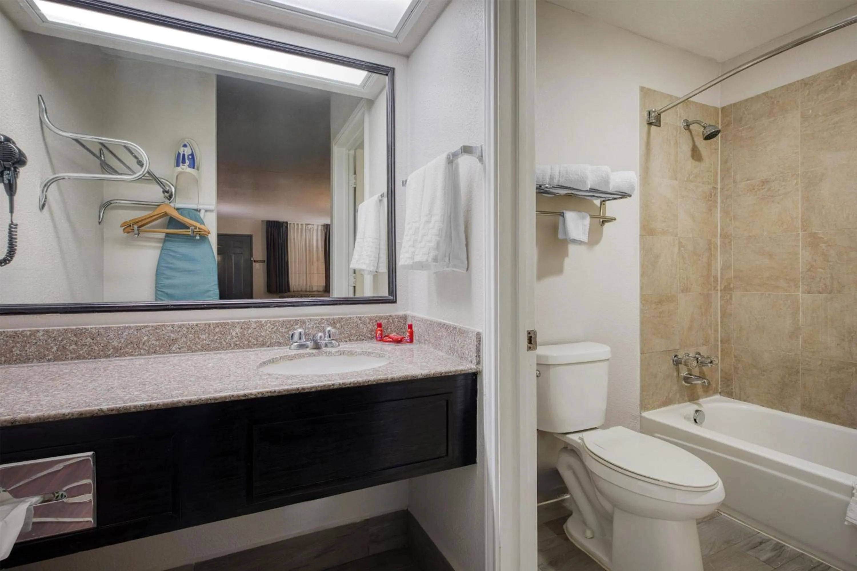 Bathroom in SureStay Hotel by Best Western Terrell