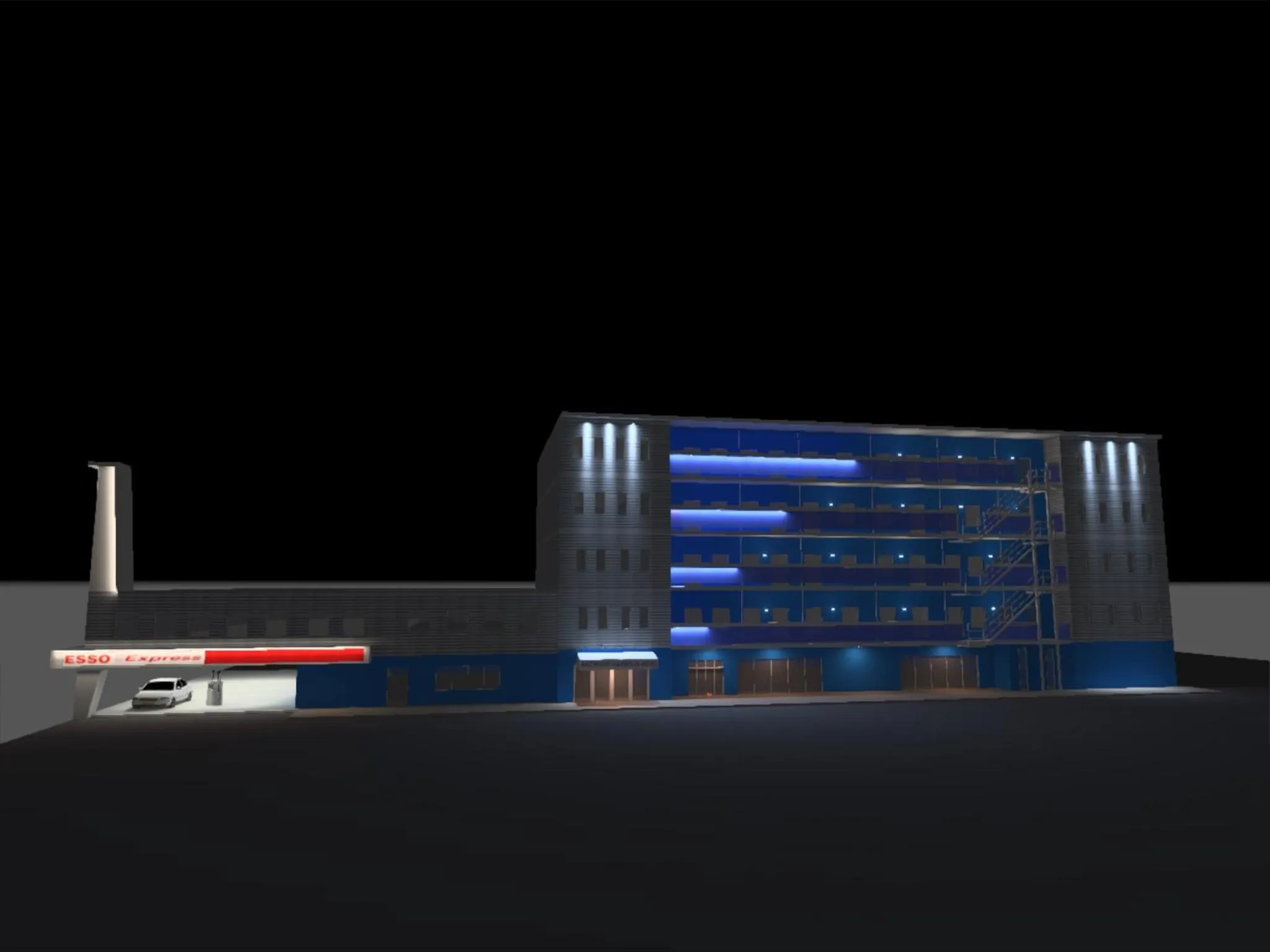 Facade/entrance in Antwerp Harbour Hotel