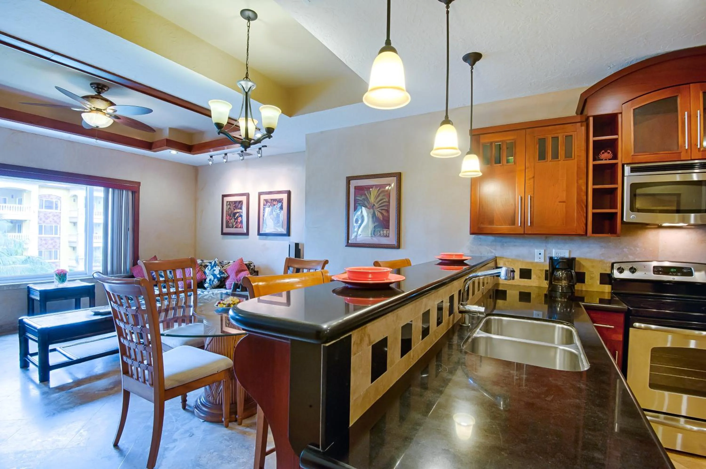 Living room in Infinity Bay Spa & Beach Resort