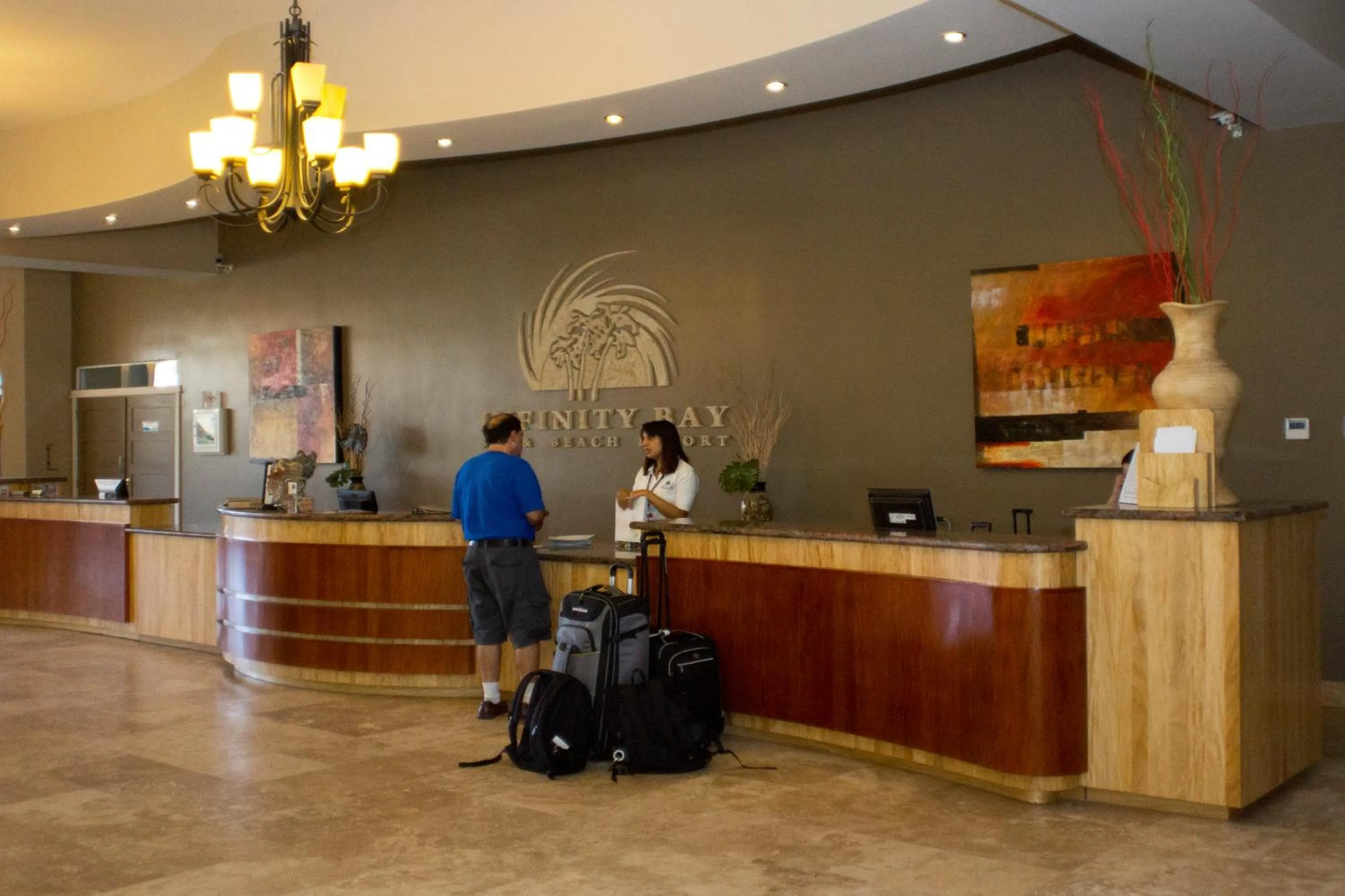 Lobby or reception in Infinity Bay Spa & Beach Resort
