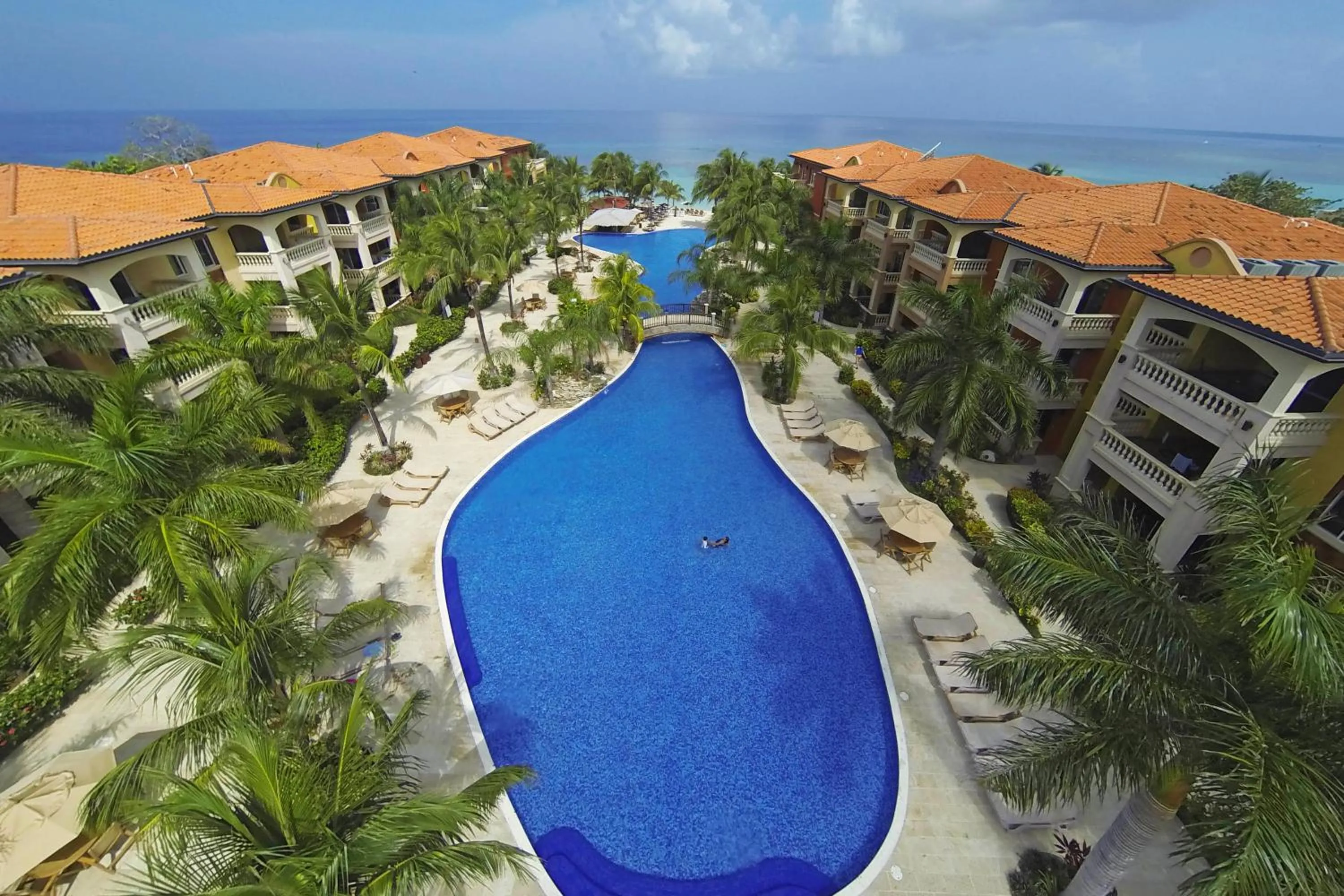 Bird's eye view in Infinity Bay Spa & Beach Resort