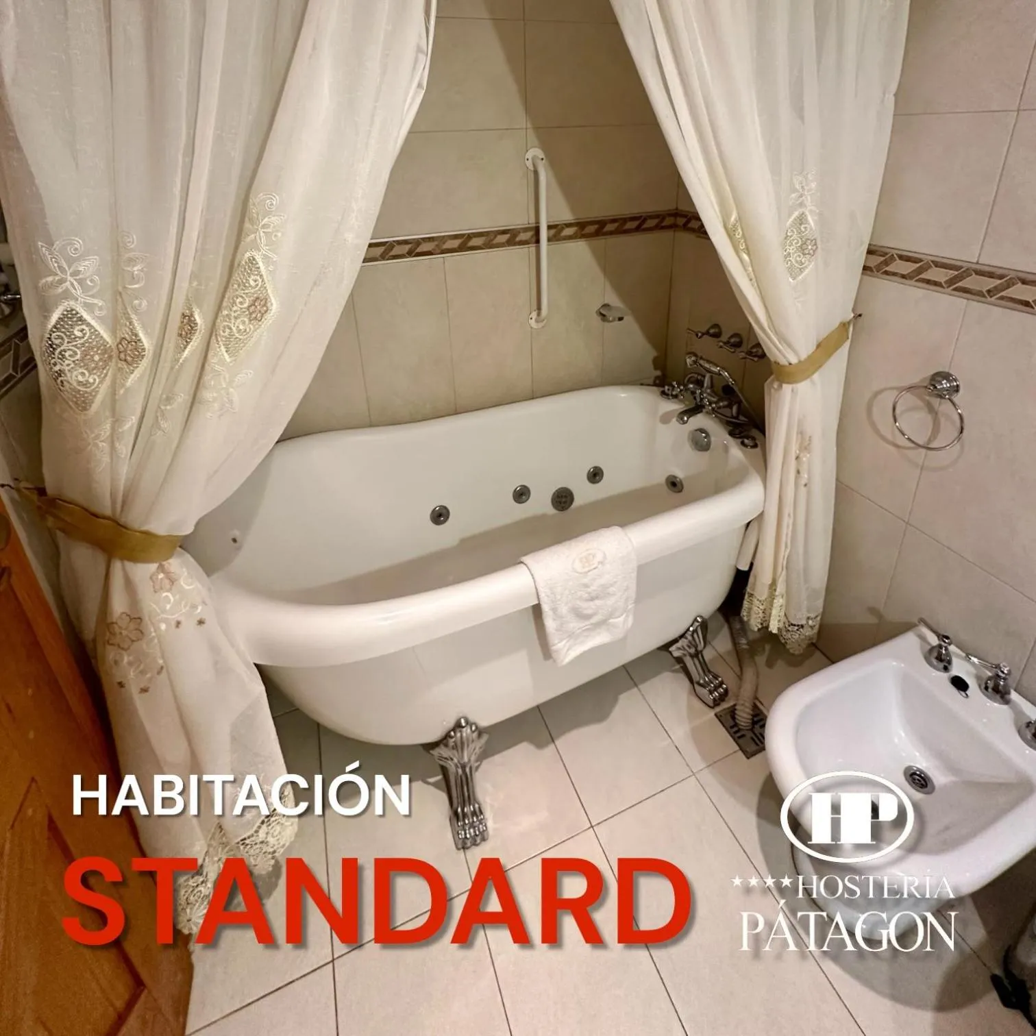 Bathroom in Hosteria Patagon