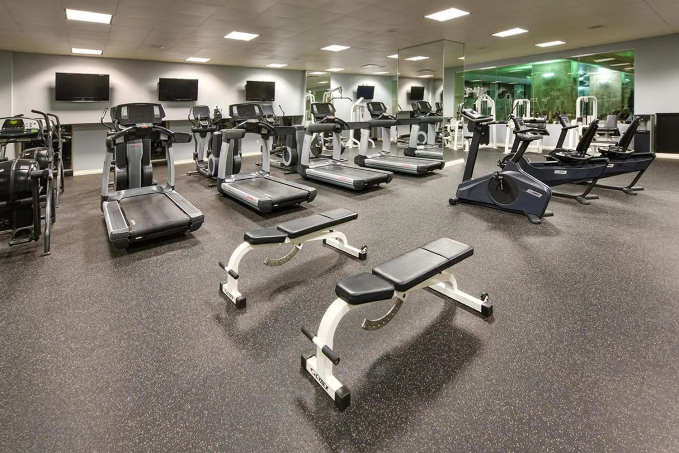 Fitness centre/facilities in Loews New Orleans Hotel
