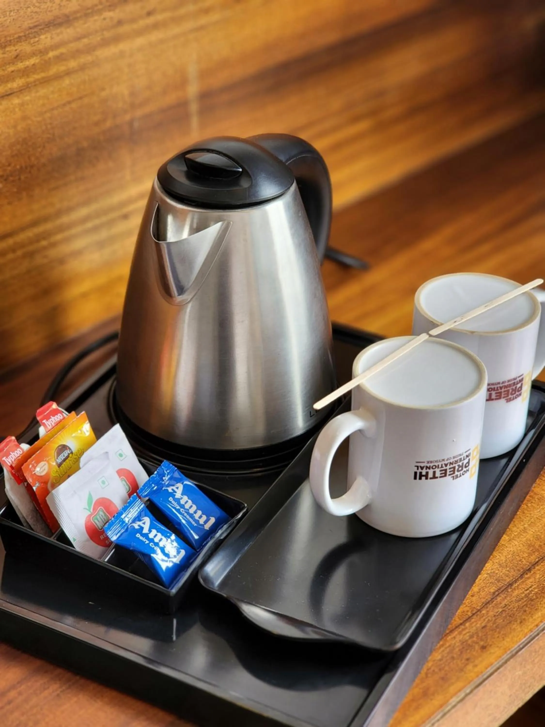 Coffee/tea facilities in Hotel Preethi International