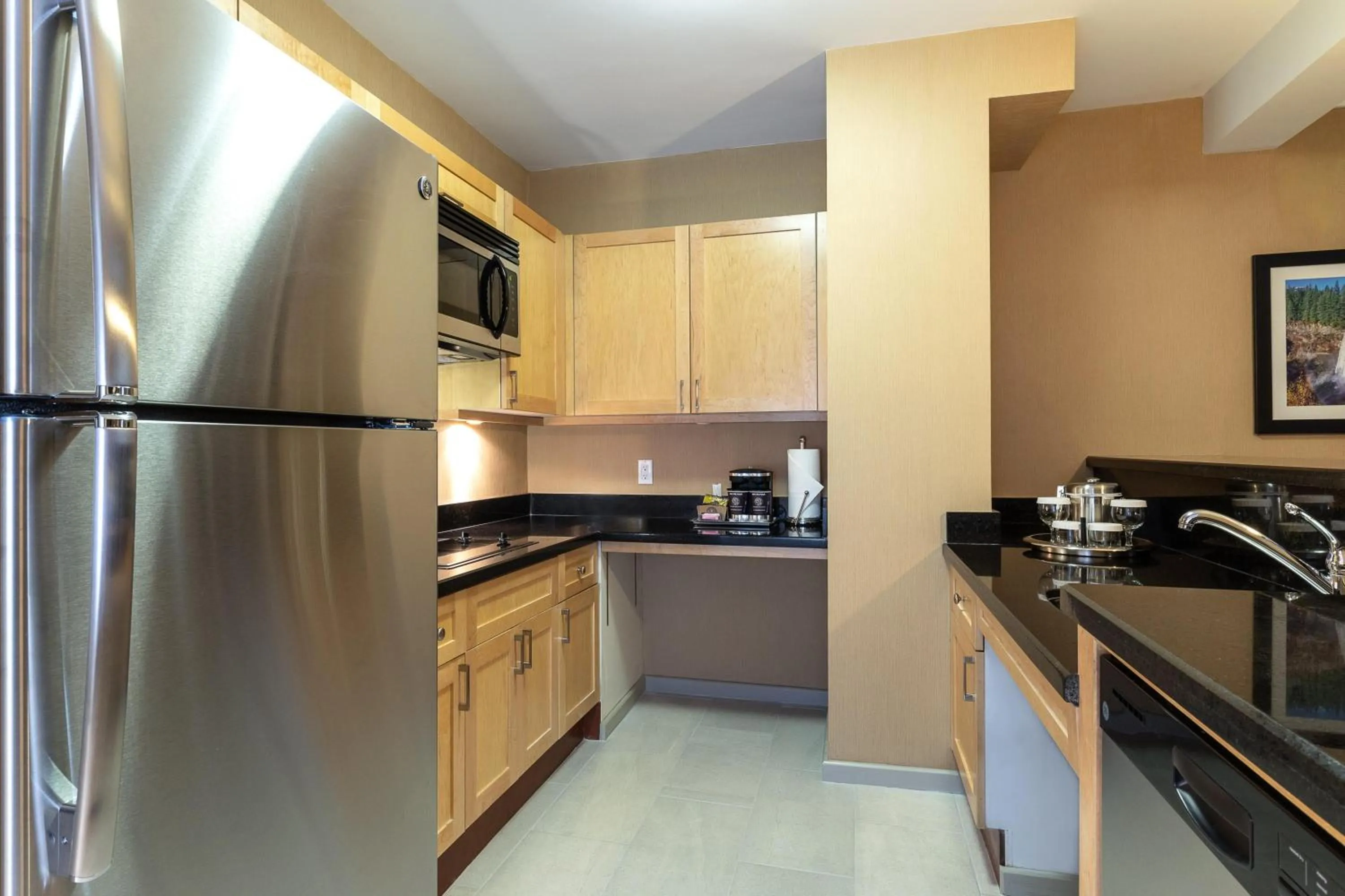 Kitchen or kitchenette in Hilton Whistler Resort & Spa