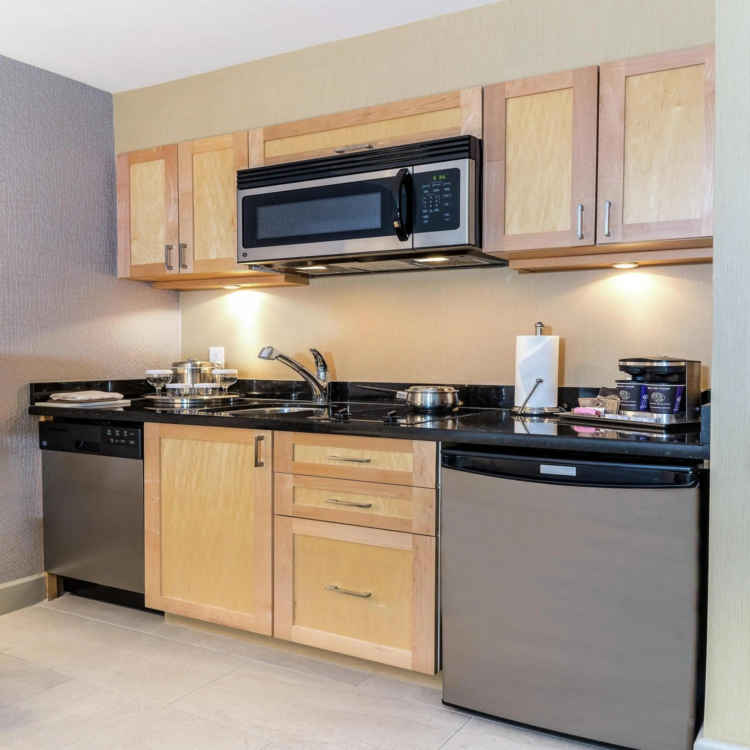 Kitchen or kitchenette in Hilton Whistler Resort & Spa