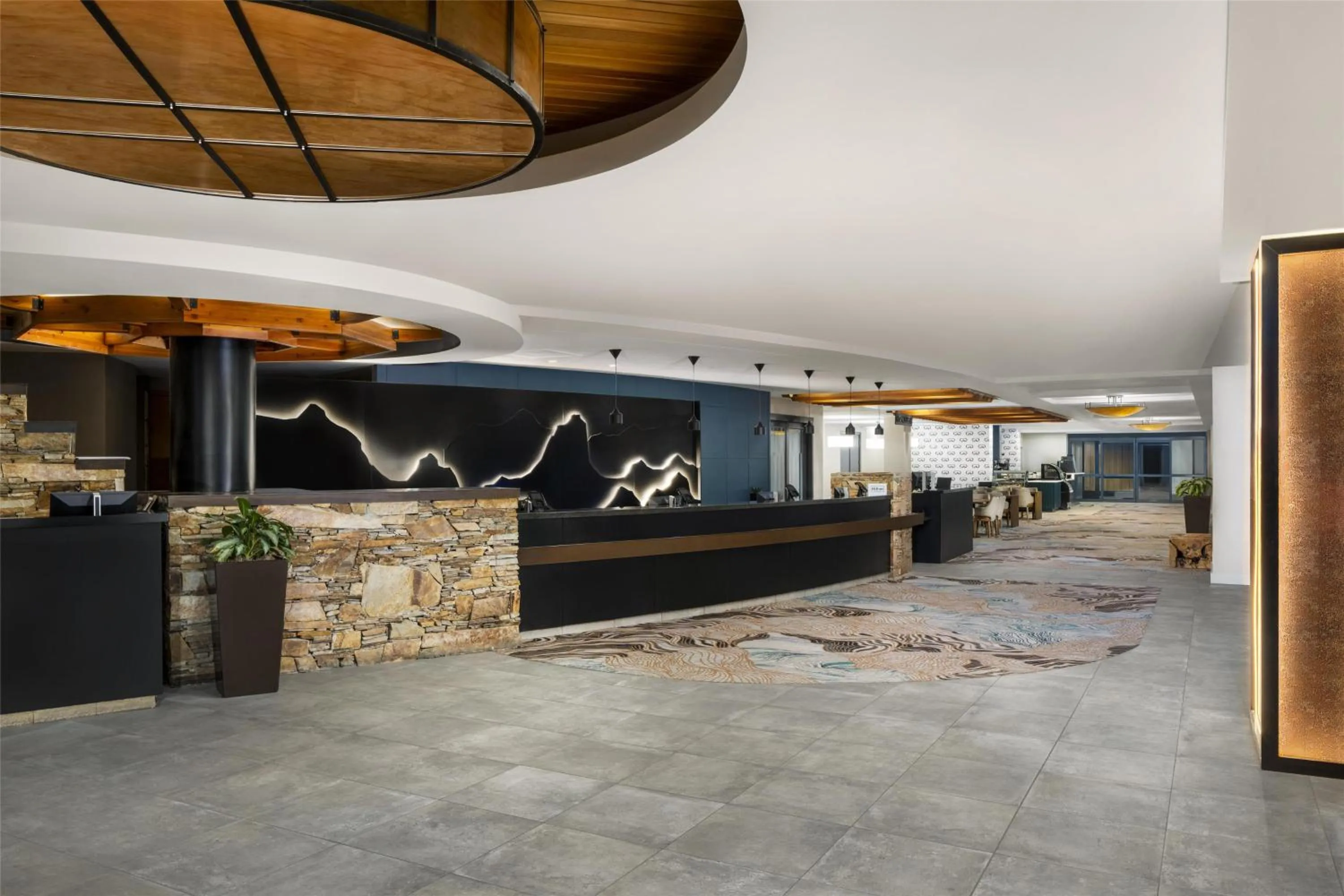 Lobby or reception in Hilton Whistler Resort & Spa