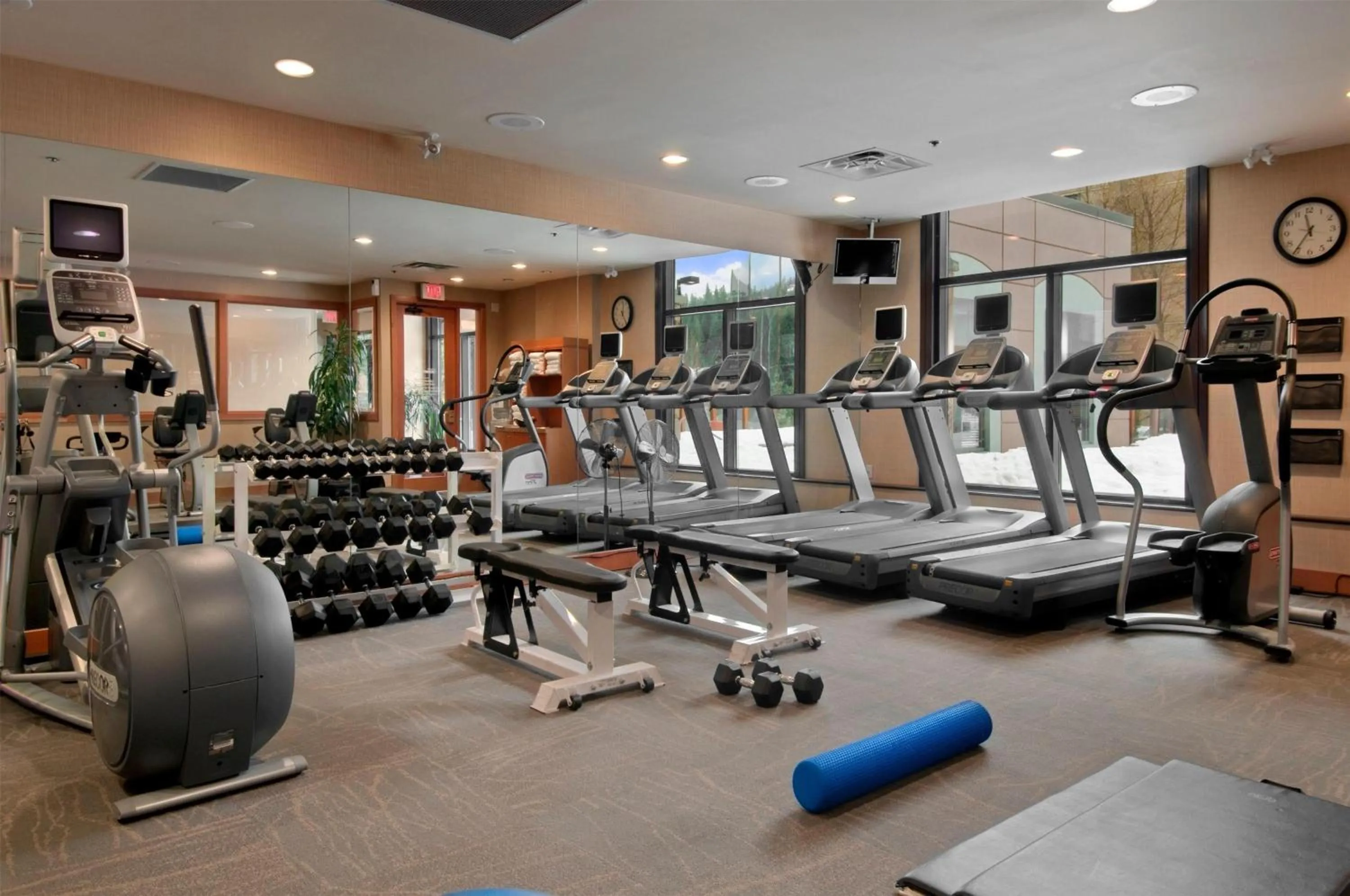 Fitness centre/facilities in Hilton Whistler Resort & Spa