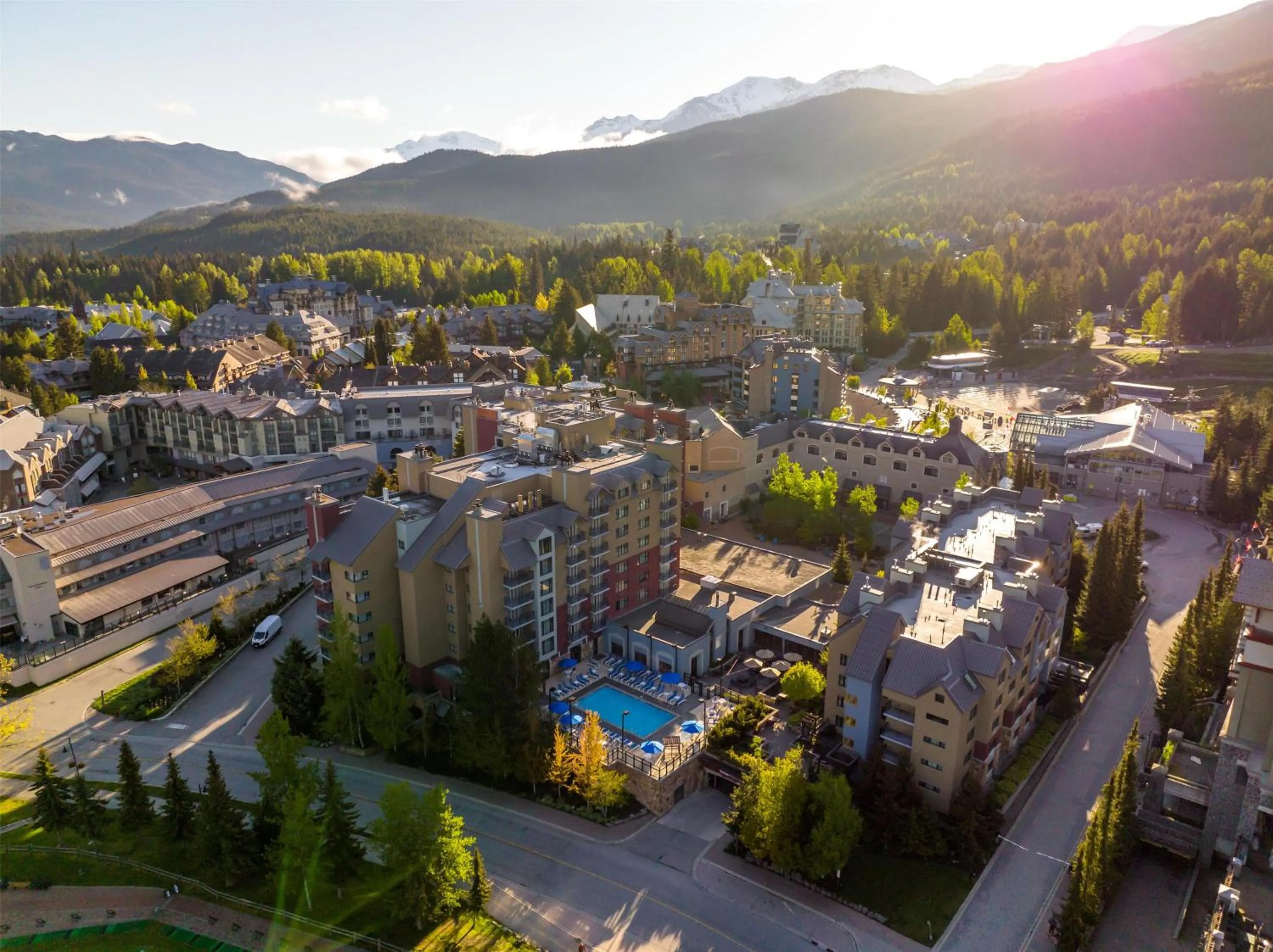 Property building in Hilton Whistler Resort & Spa