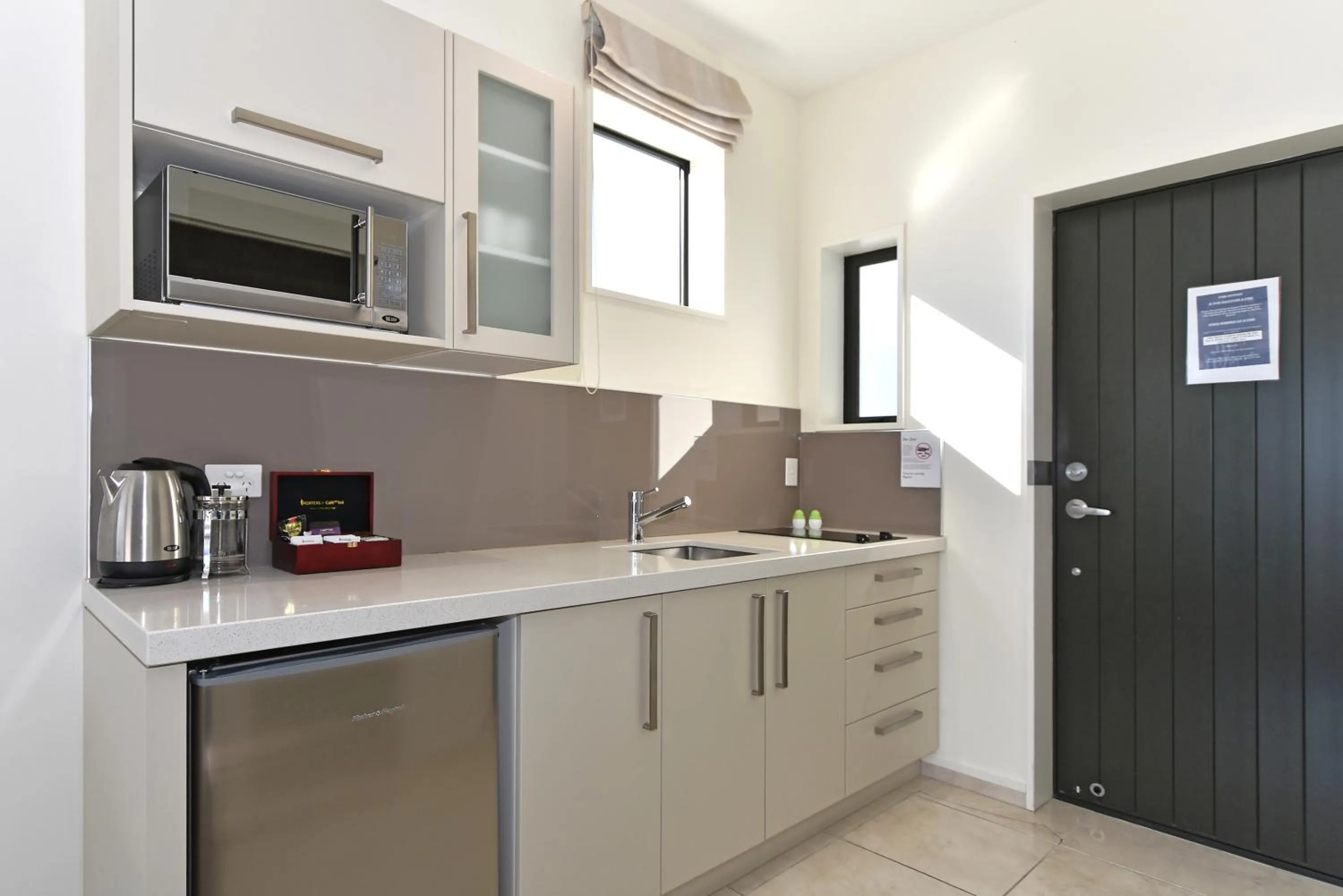 Living room in Aoraki Court Motel