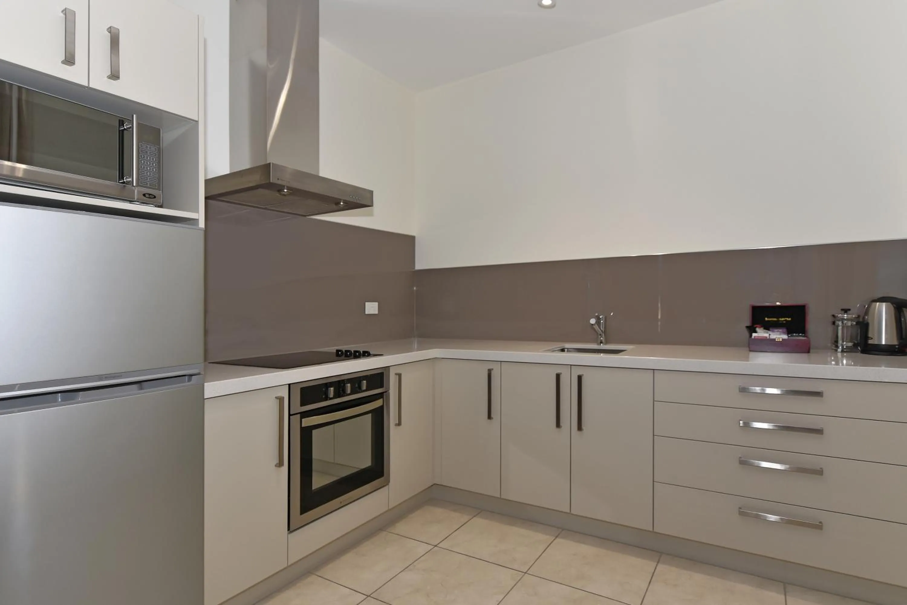 Living room in Aoraki Court Motel