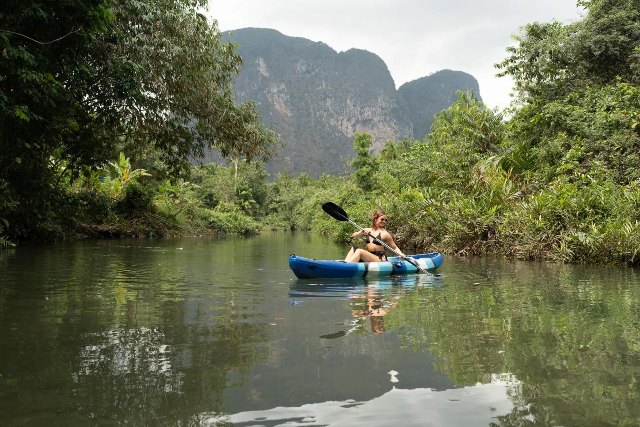Canoeing in PARADIS VERT
