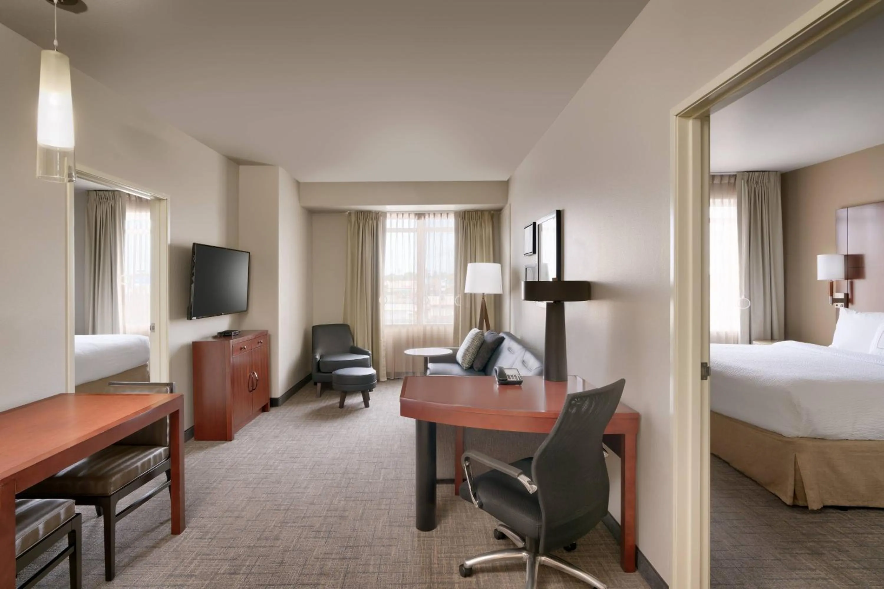 Bedroom, Bed in Residence Inn by Marriott Idaho Falls