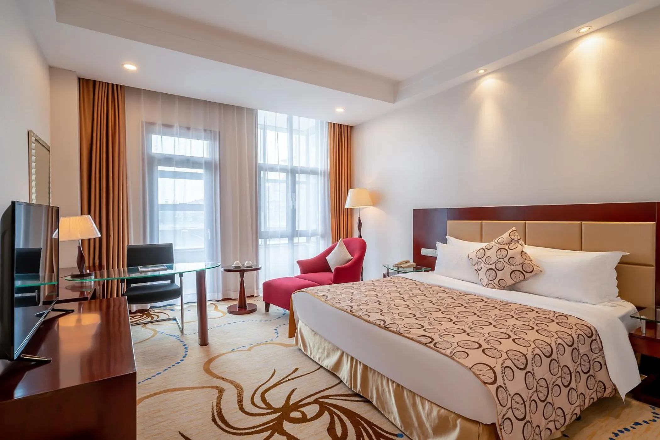 Bed in Grand Metropark Hotel Shandong