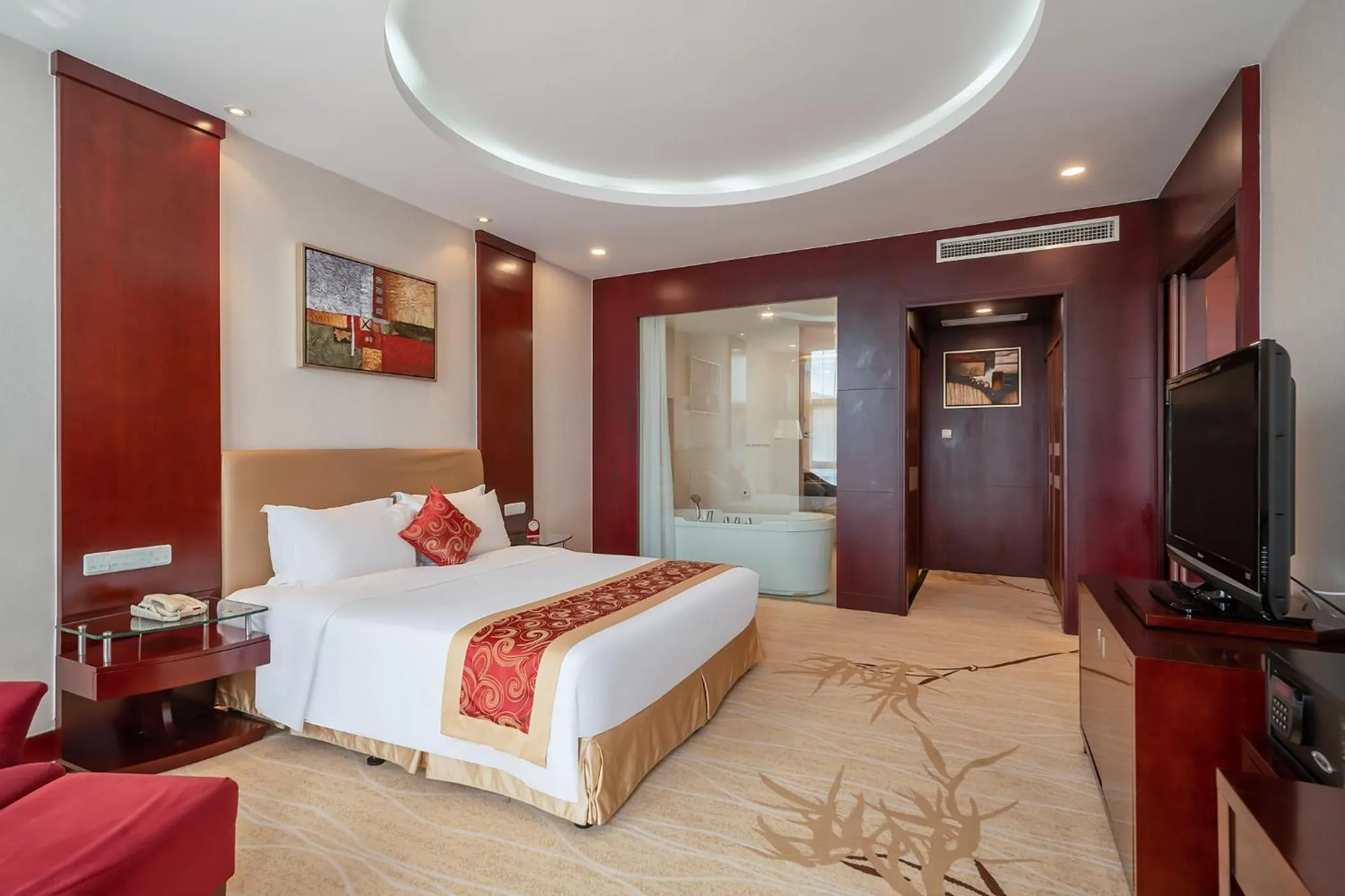 Bed in Grand Metropark Hotel Shandong