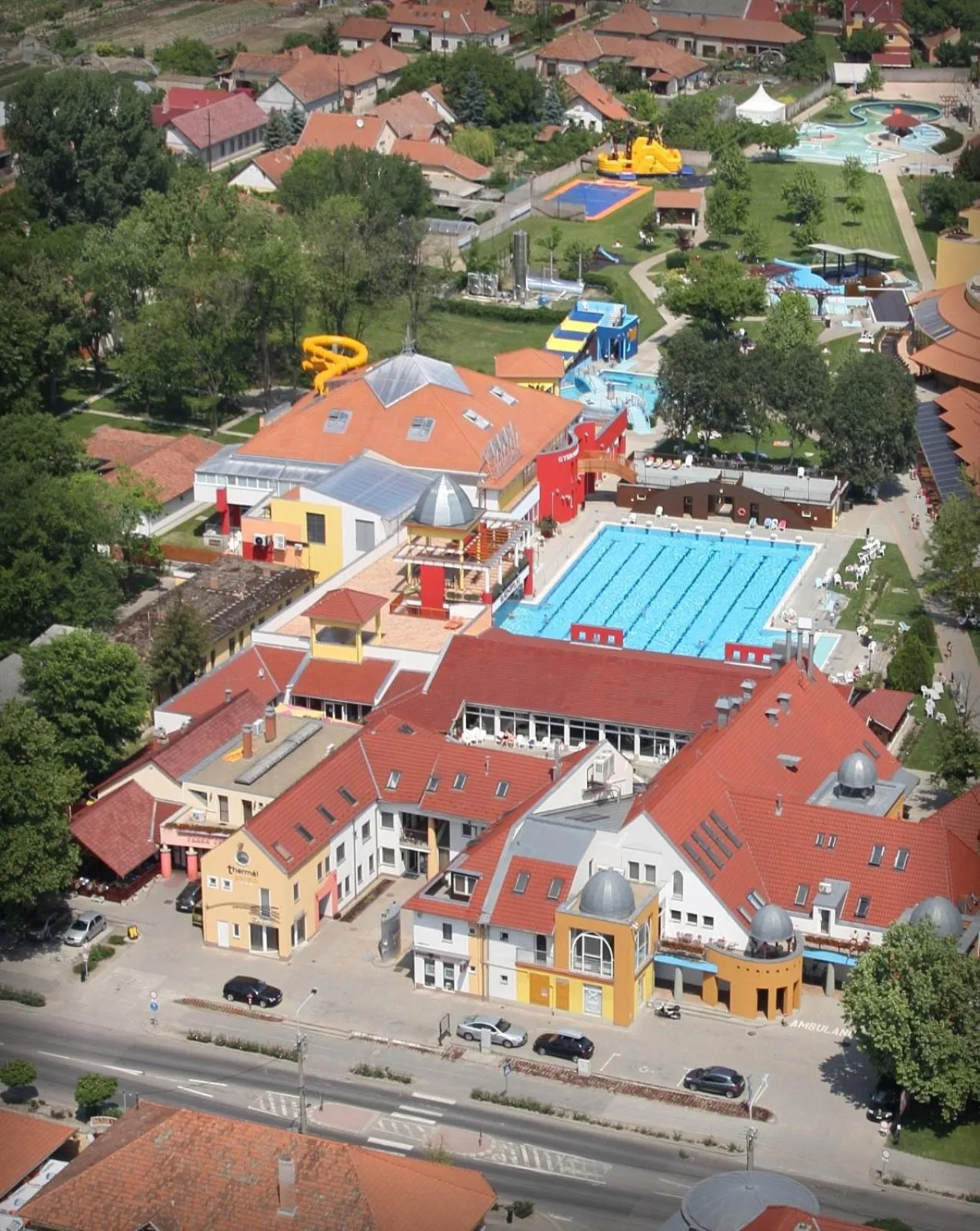 Bird's eye view in Thermál Panzió
