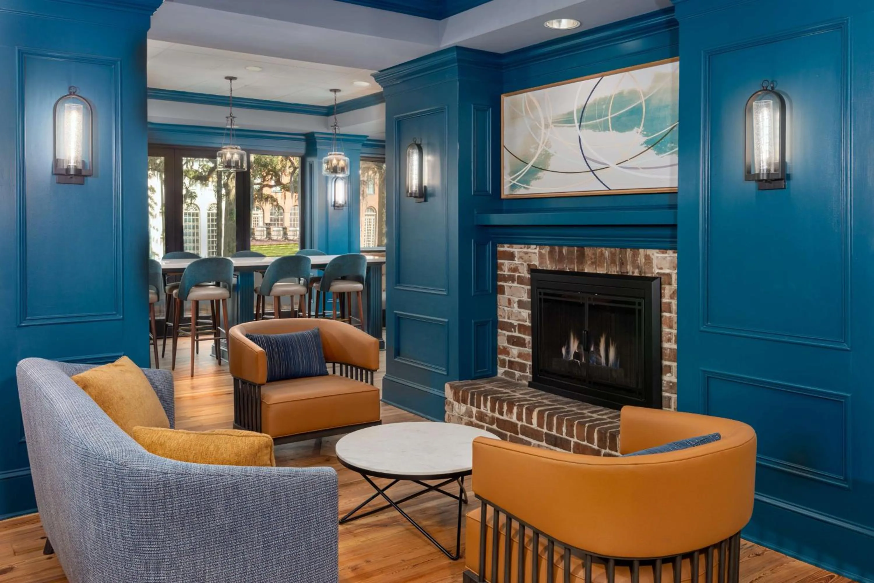 Lobby or reception in Hampton Inn Savannah Historic District