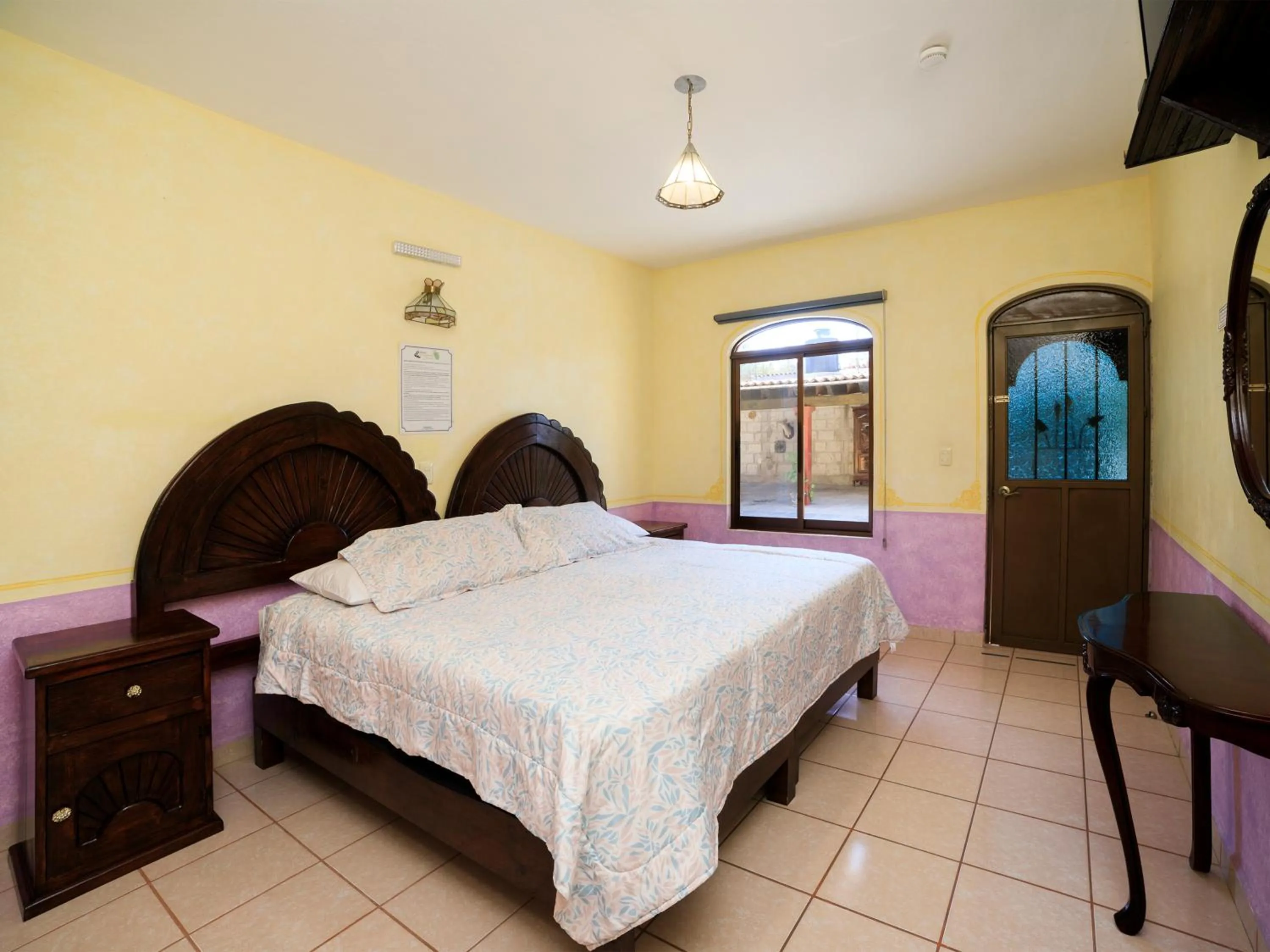 Bed in Hotel Quinta Mirador Zacualli