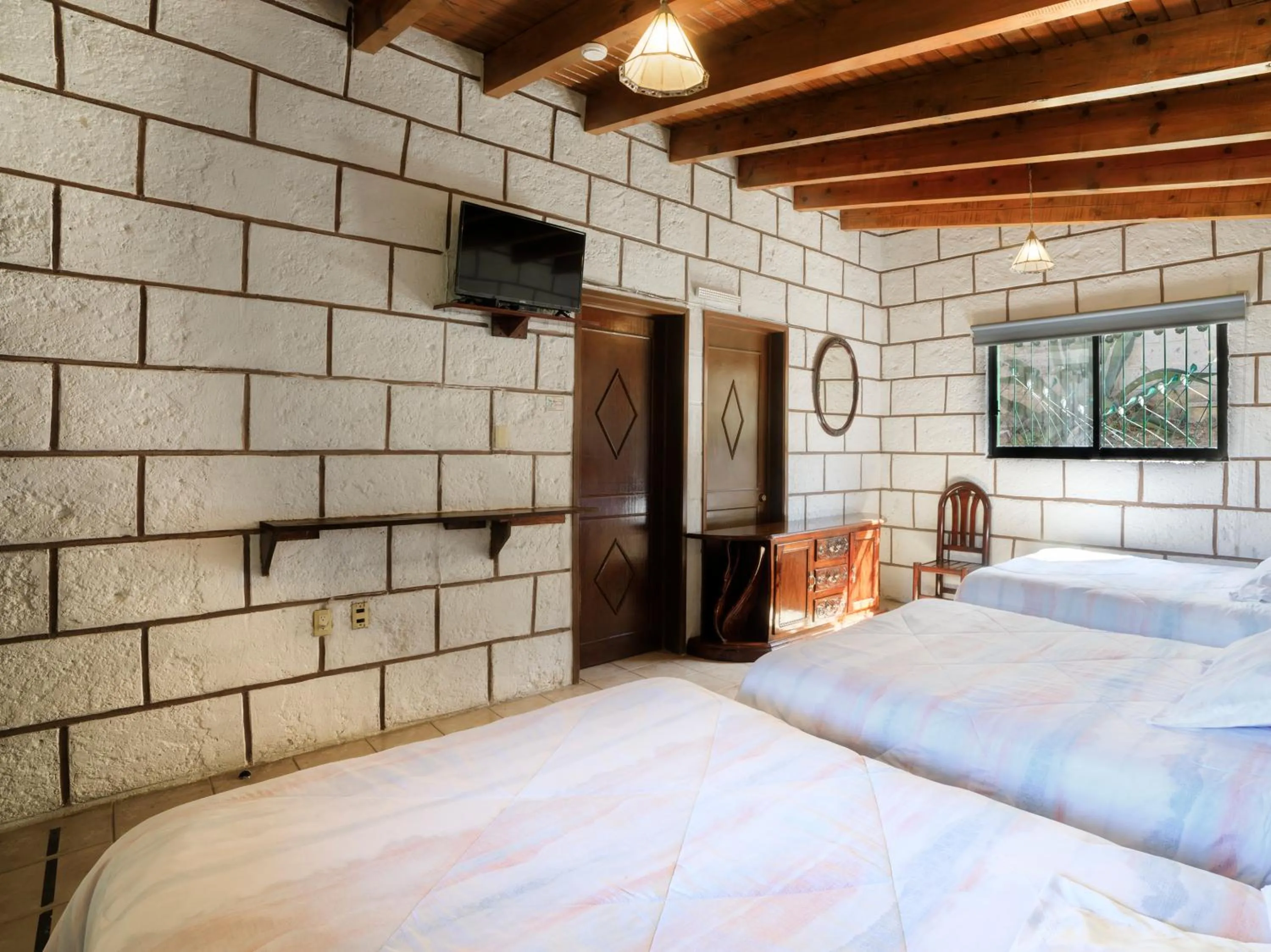 TV and multimedia, Bed in Hotel Quinta Mirador Zacualli