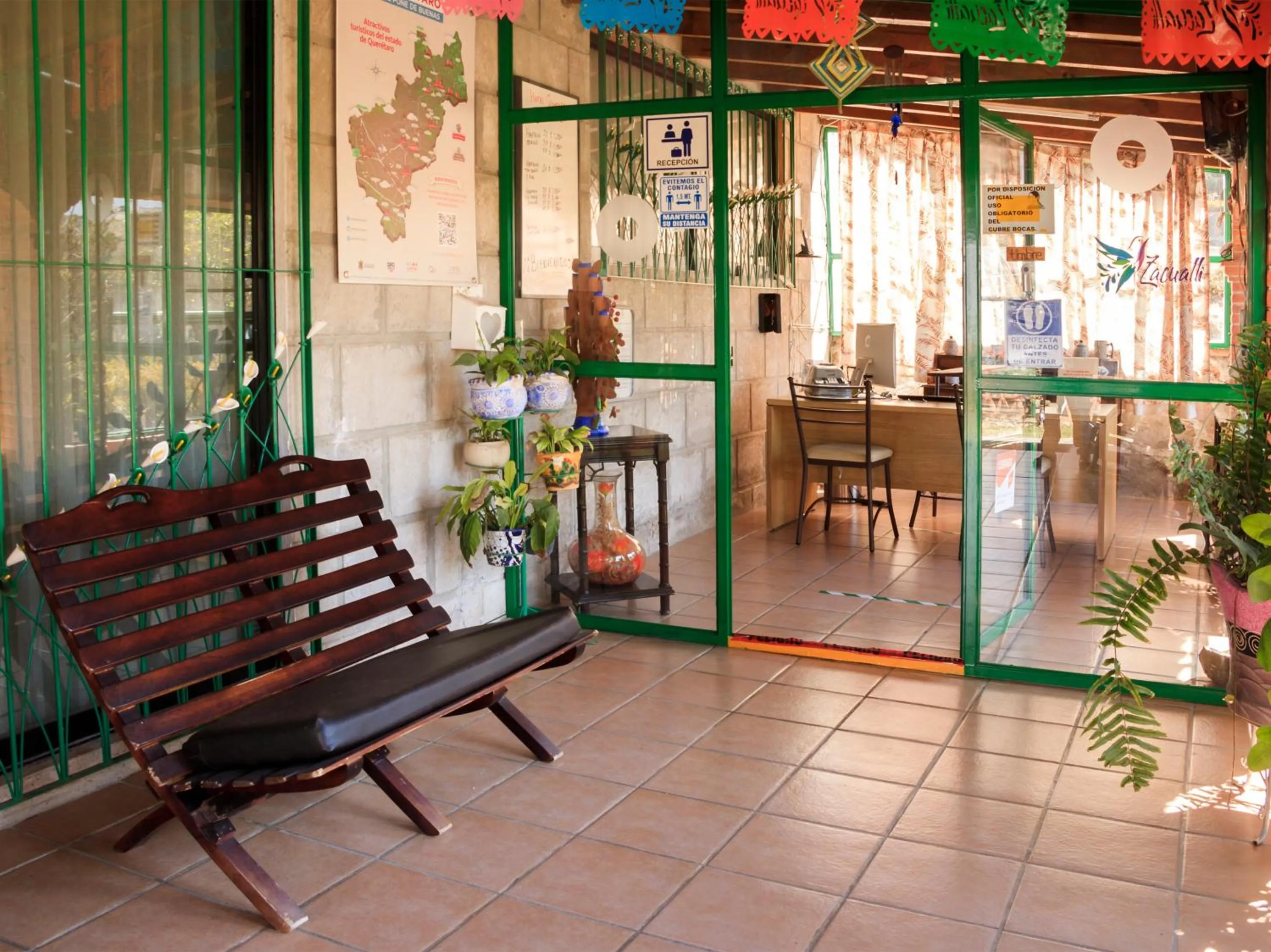 Lobby or reception in Hotel Quinta Mirador Zacualli
