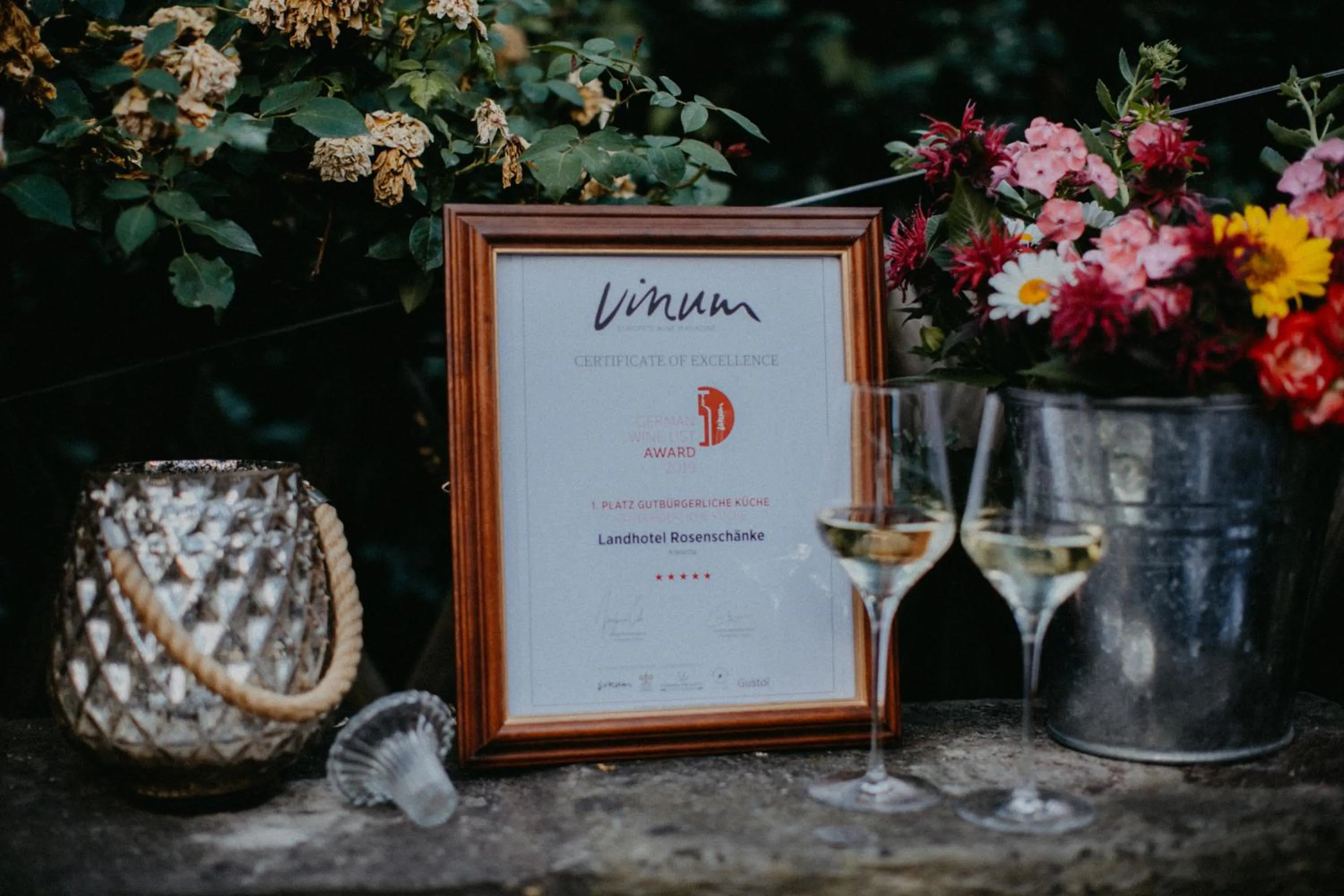 Certificate/Award in Landhotel Rosenschänke