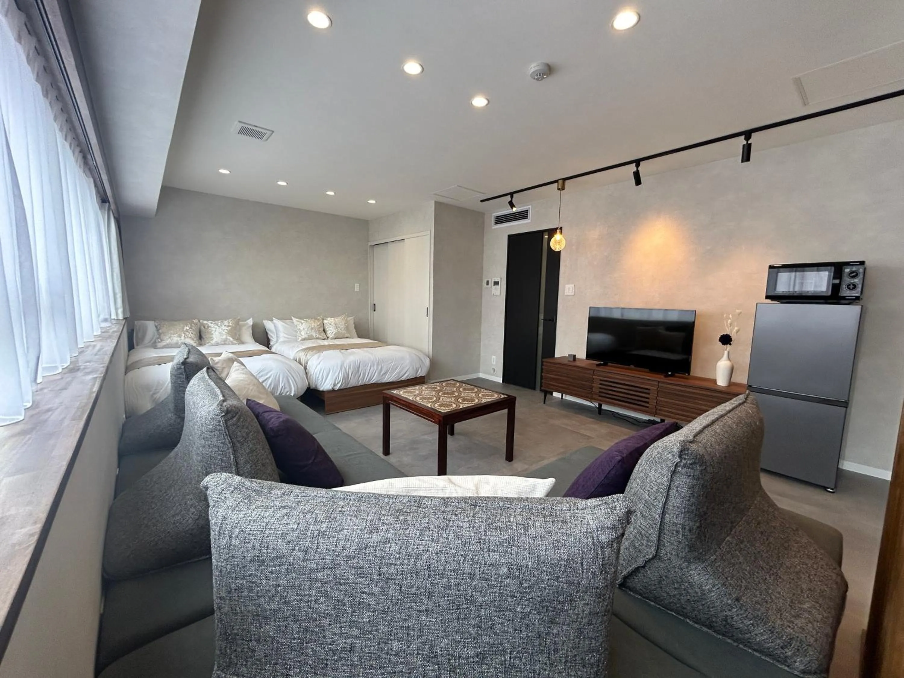 Living room, Bed in Fraise Nipponbashi -vacation rental-