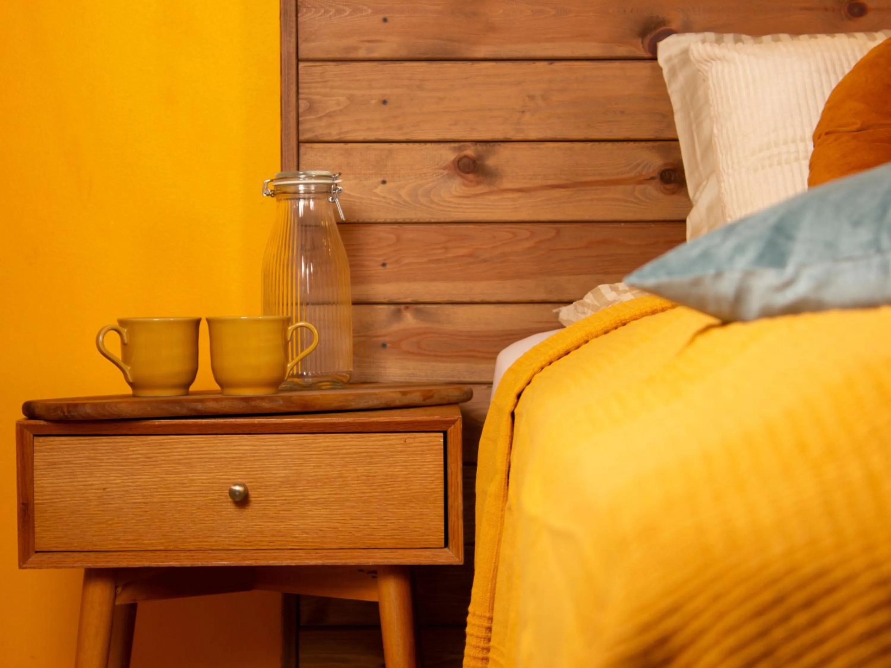 Bed in Eric the Red Guesthouse