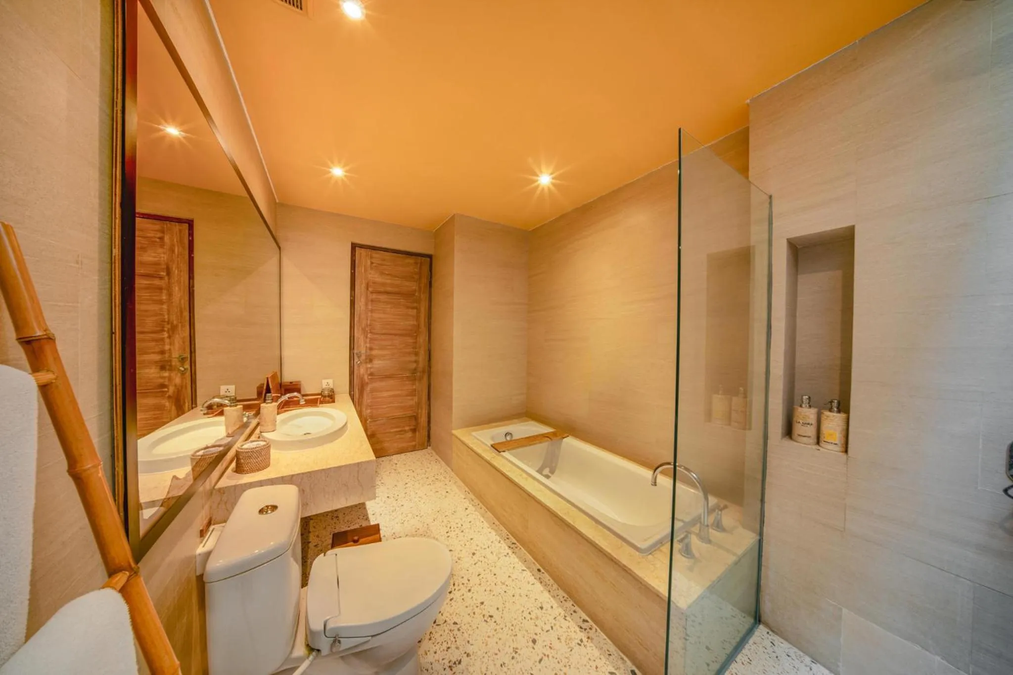 Bathroom in La Mira Villa Seminyak by Ini Vie Hospitality