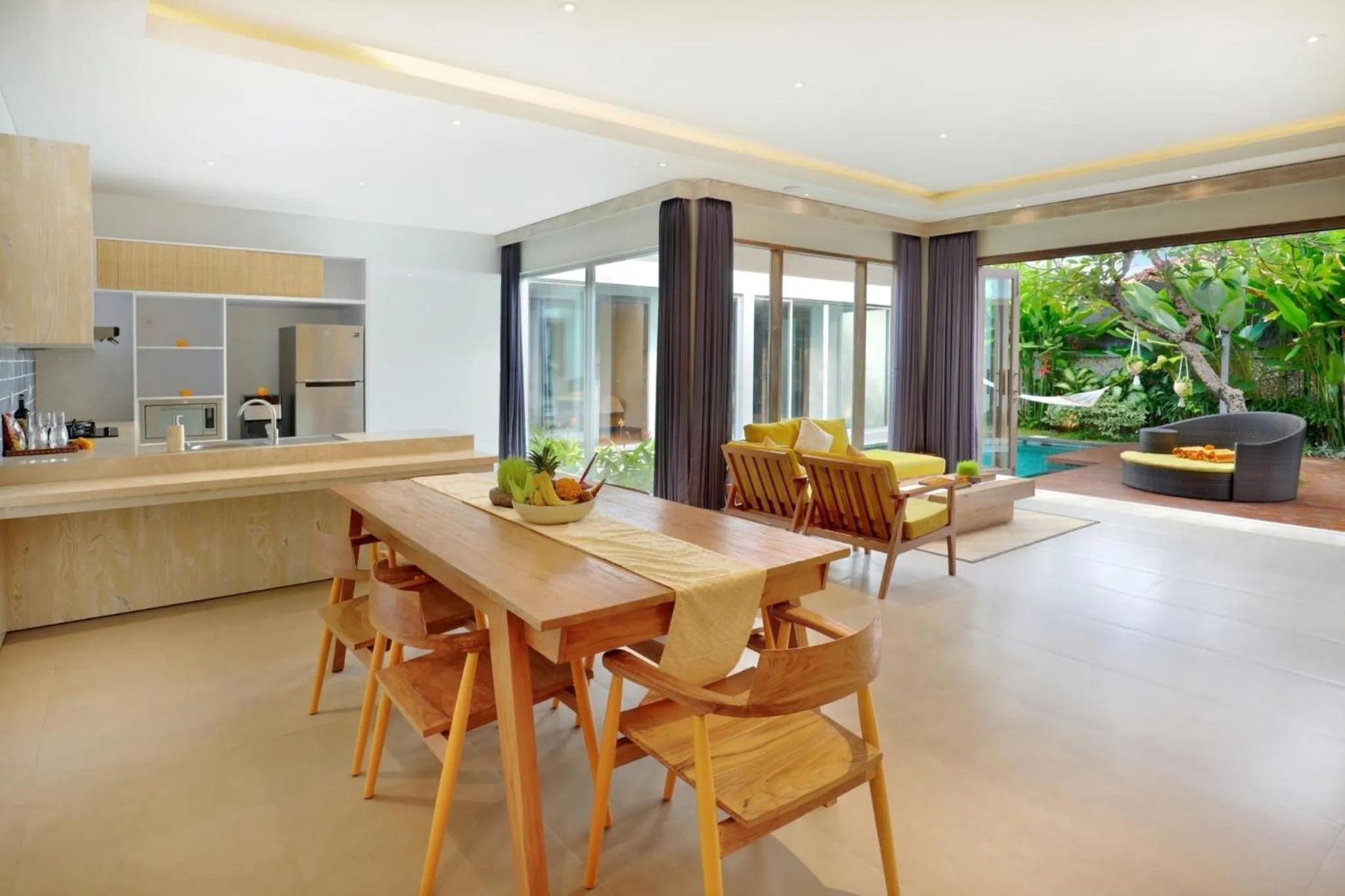 kitchen in La Mira Villa Seminyak by Ini Vie Hospitality