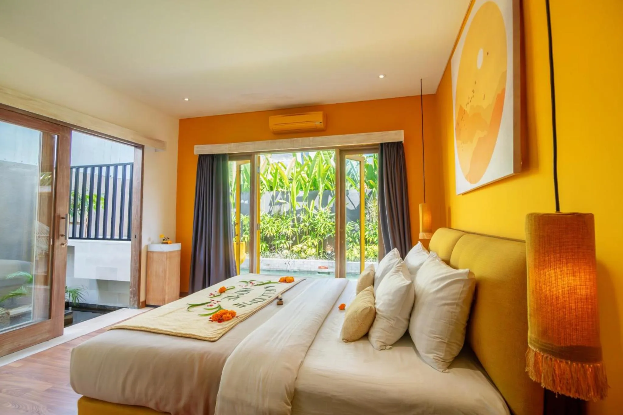 View (from property/room), Bed in La Mira Villa Seminyak by Ini Vie Hospitality