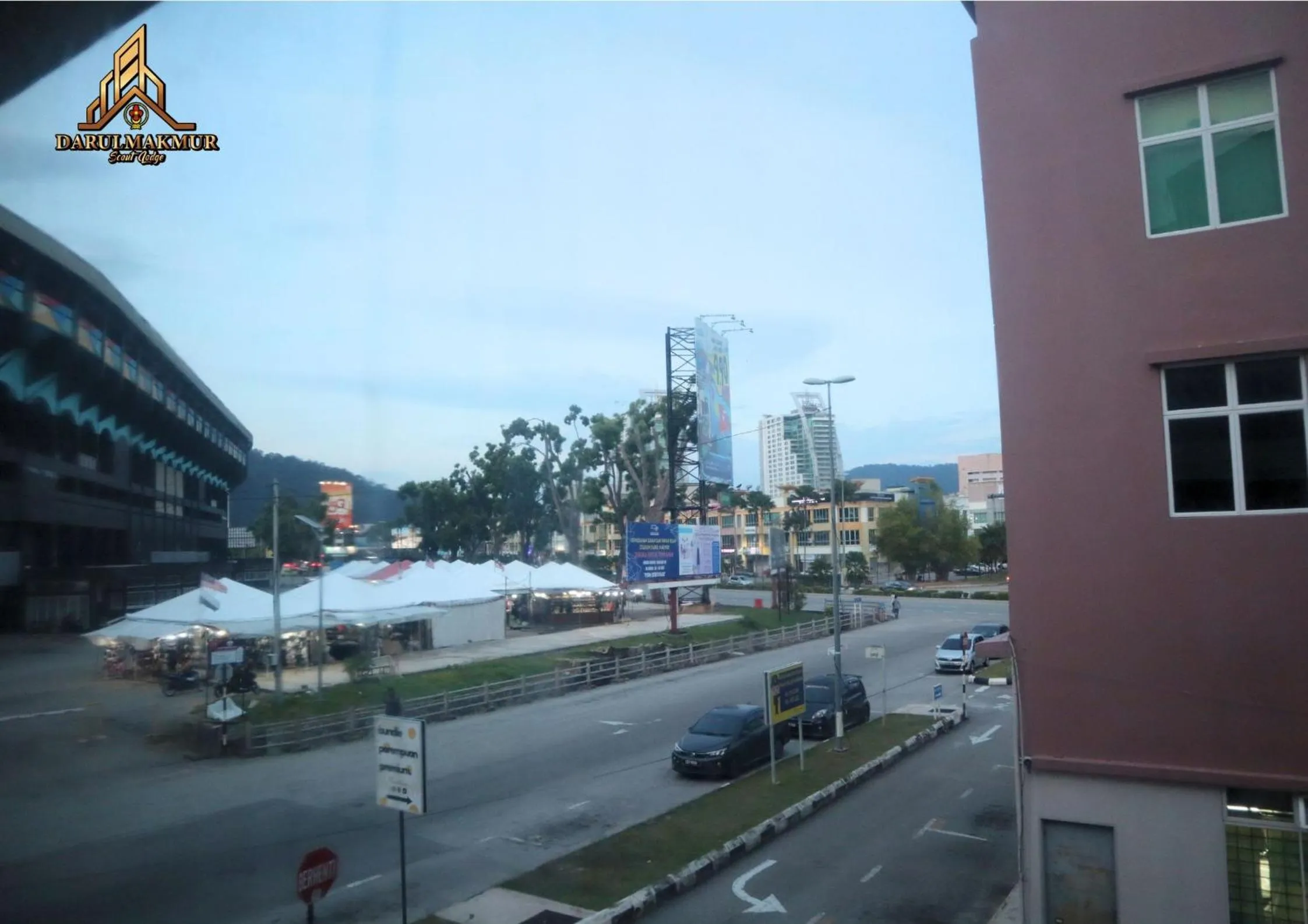 City view in DarulMakmur Scout Lodge