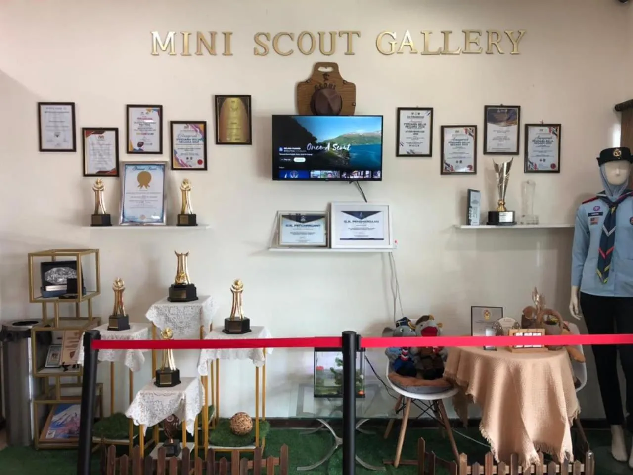 Lobby or reception in DarulMakmur Scout Lodge