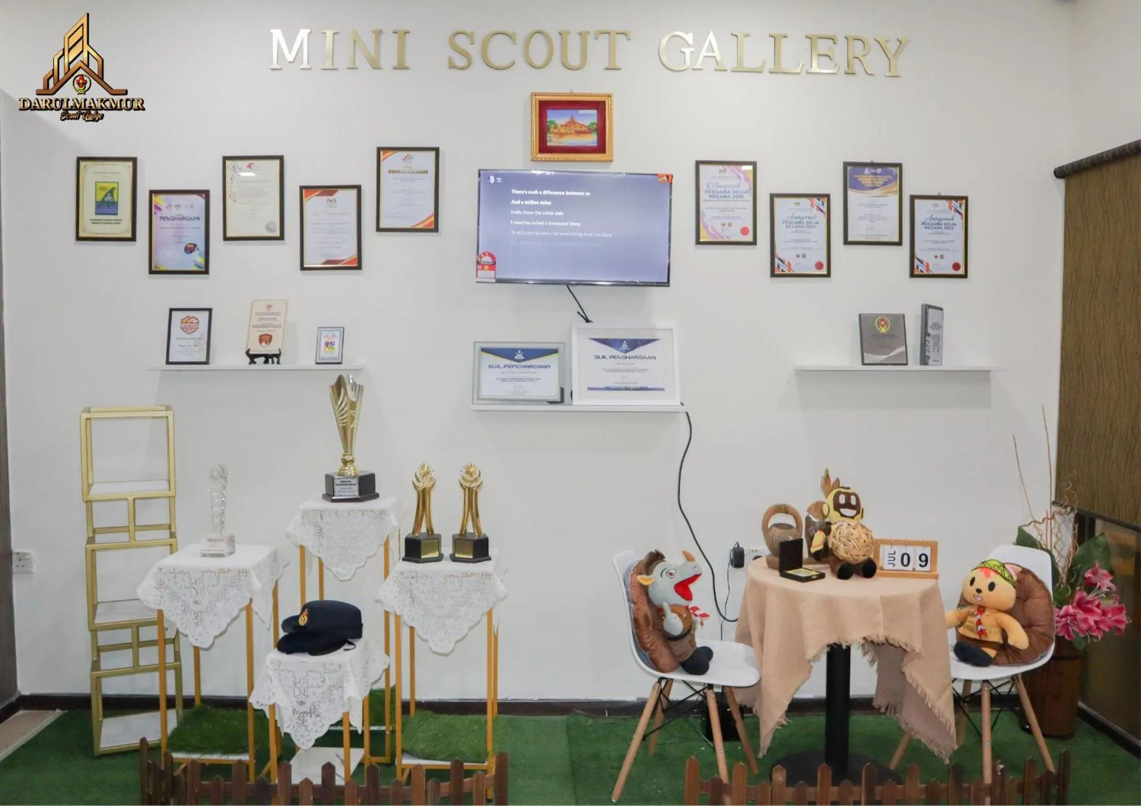 Logo/Certificate/Sign in DarulMakmur Scout Lodge