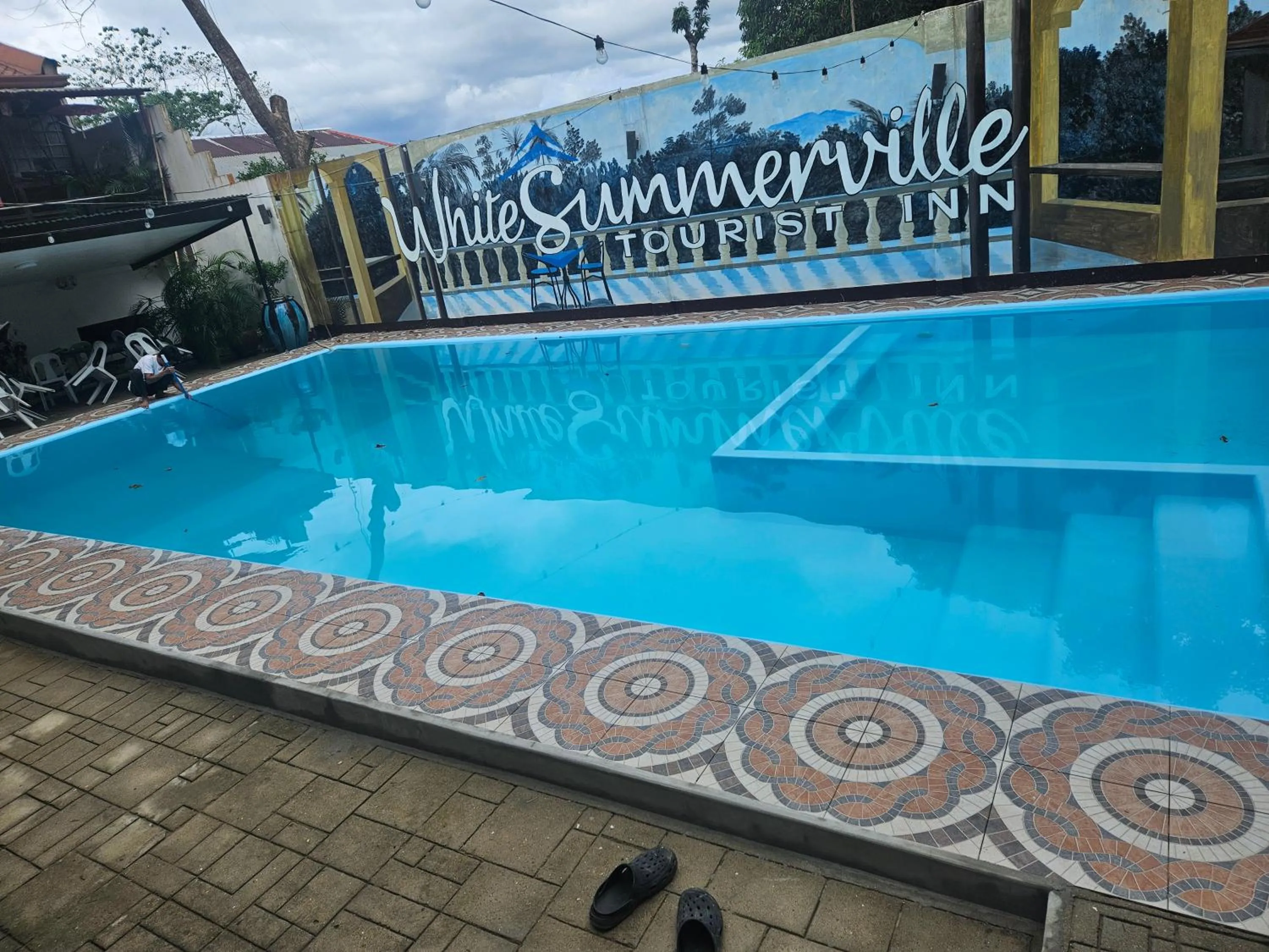 Pool view in White Summerville Tourist Inn