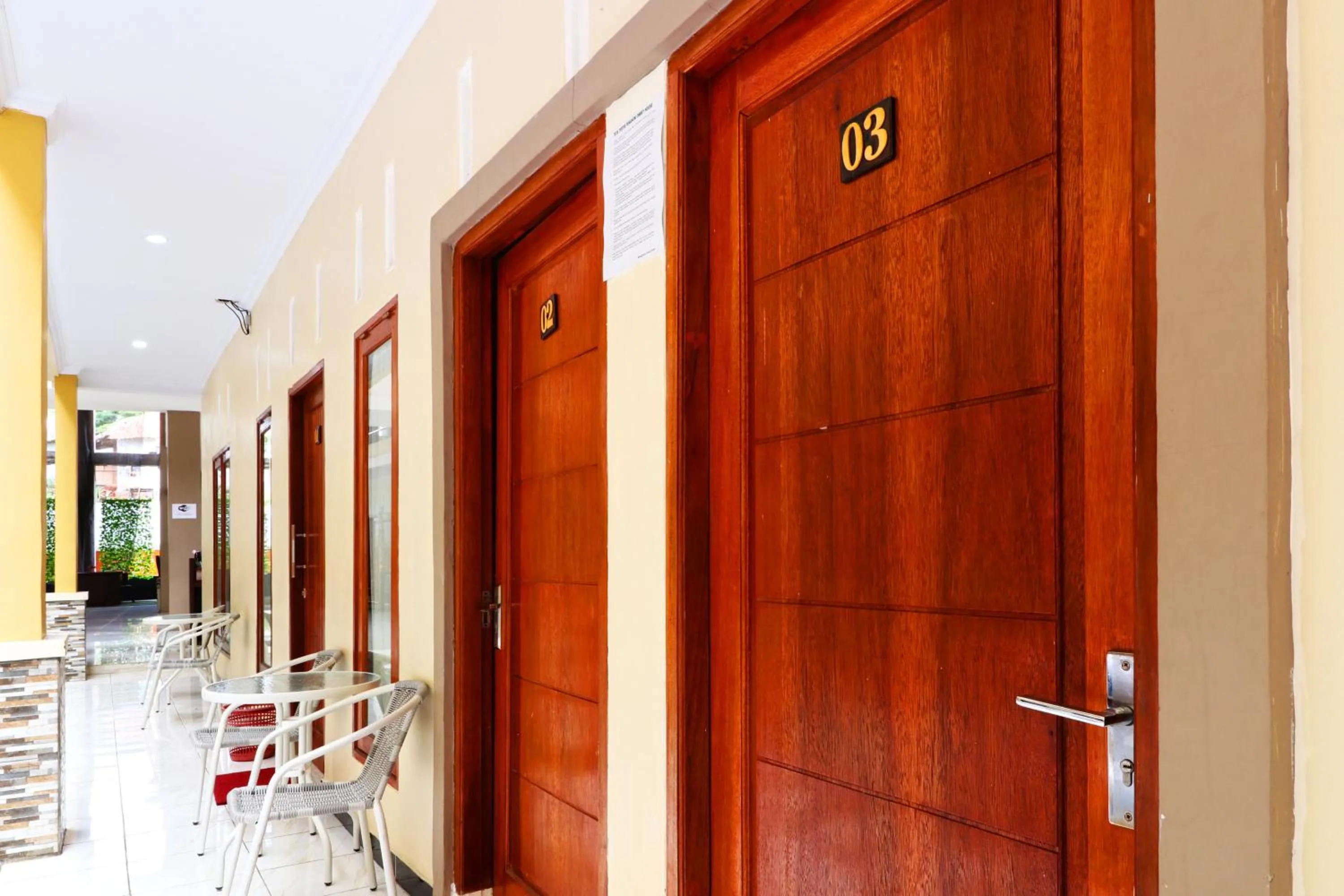 Patio in Ombey Guest House