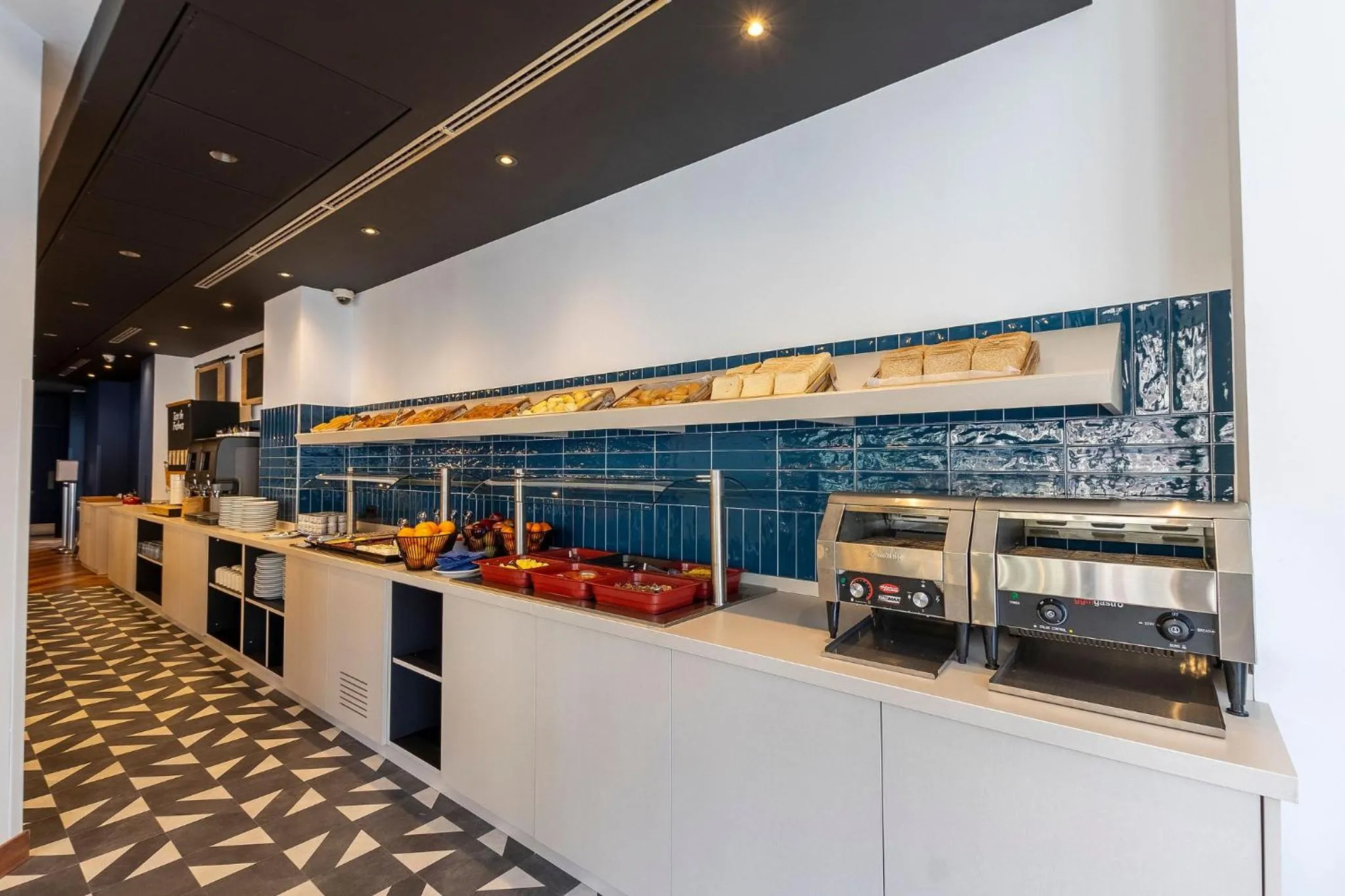 Buffet breakfast in Travelodge Barcelona Poblenou